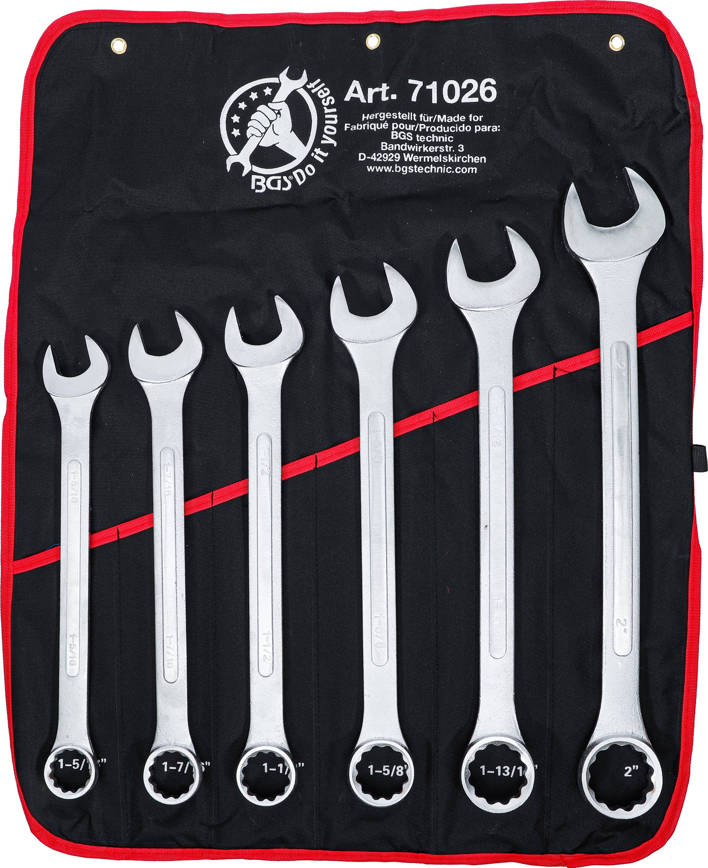 BGS Do It Yourself Maul-Ringschlssel-Satz | XXL | Zollgren | SW