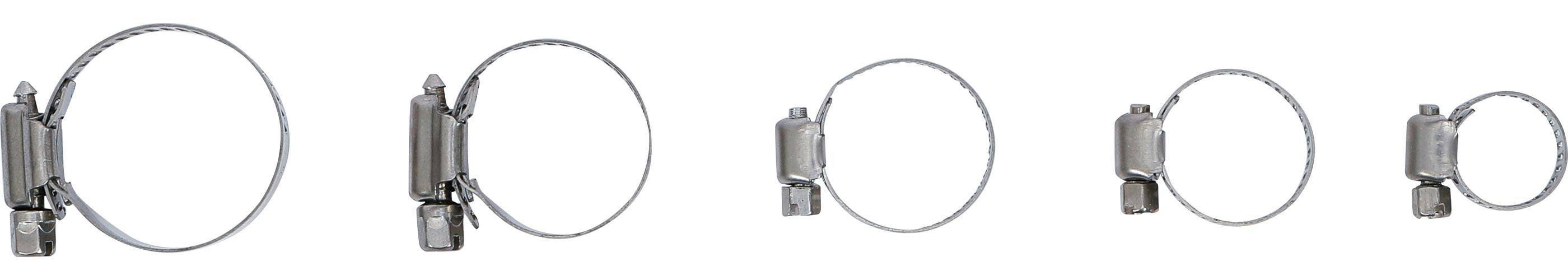 BGS technic Schlauchklemmen-Sortiment | rostfrei | Ø 16 - 38 mm |