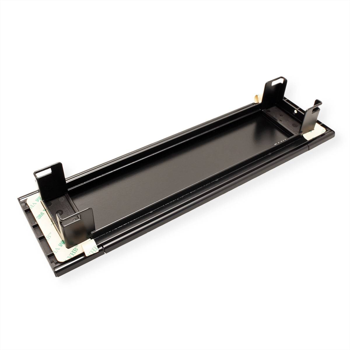 BACHMANN POWER FRAME COVER schwarz ALU 4-fach RAL9005
