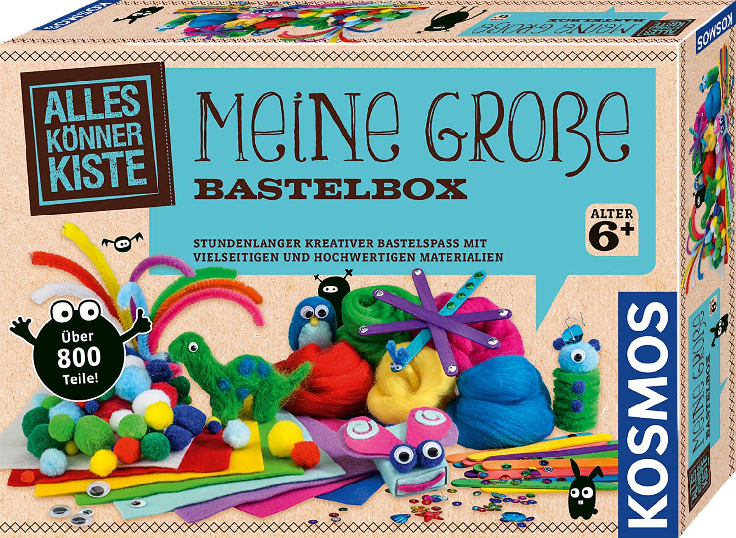 Kosmos Meine große Bastelbox - Bastelset für Kinder - 6 Jahr(e) - Mehrfarbig