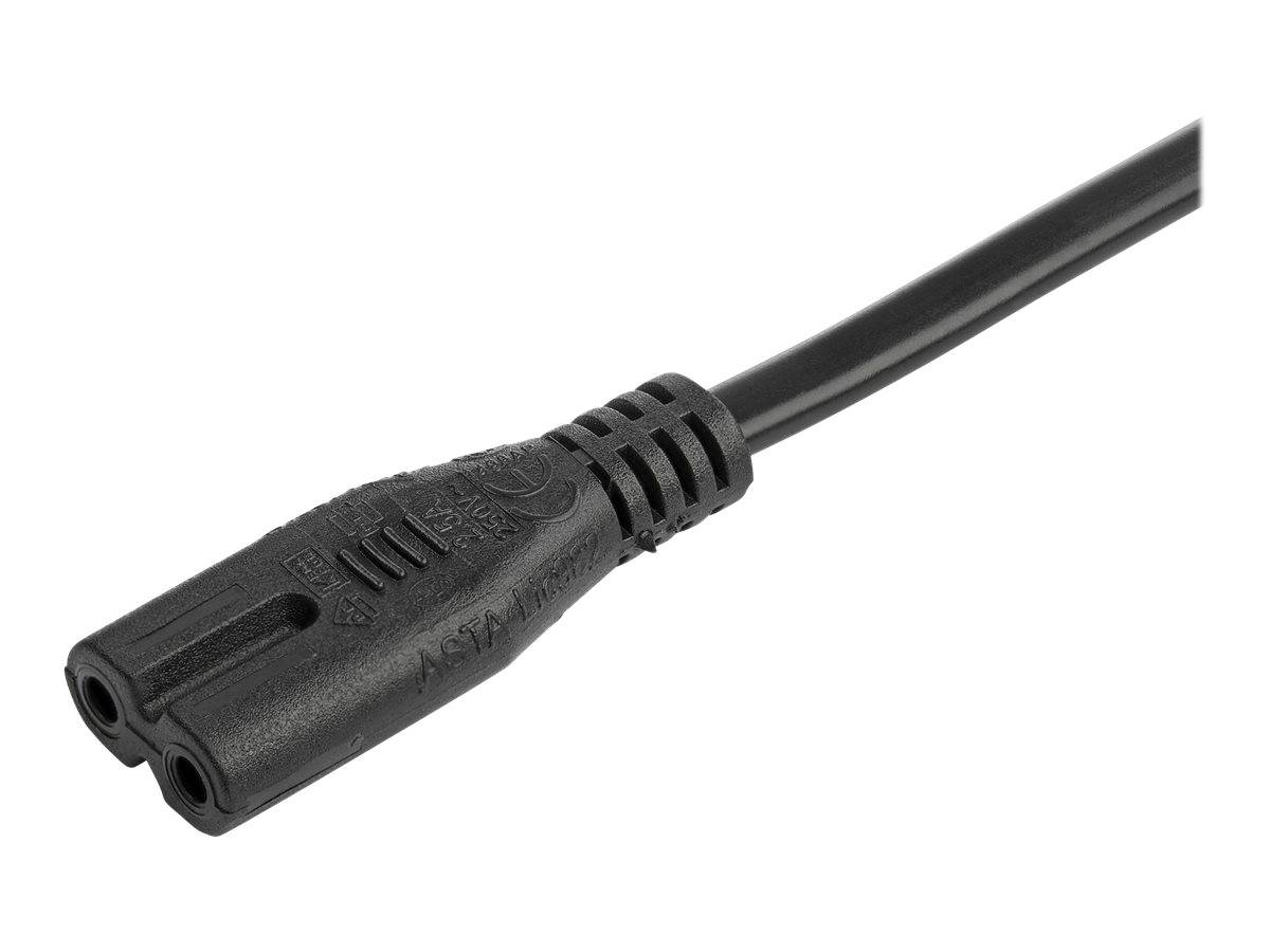 StarTech.com 3m (10ft) Laptop Power Cord, EU Plug to C7, 2.5A 250V, 18AWG, Notebook / Laptop Replacement AC Power Cord,