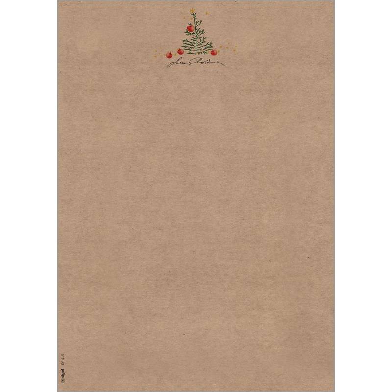 sigel Weihnachts-Motiv-Papier "Christmas with apples", A4