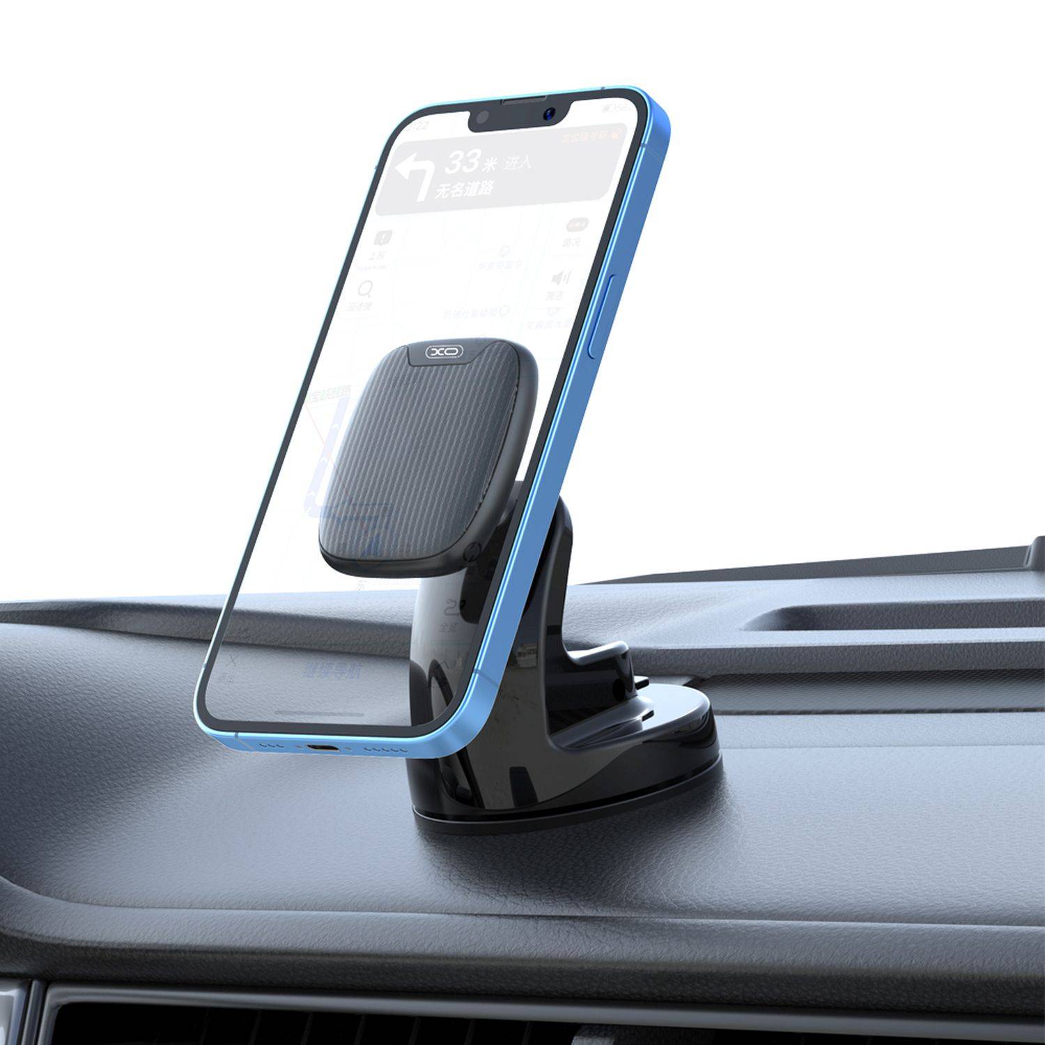 XO Autohalter Handy-Halterung Magnetisch für Armaturenbrett Windschutzscheibe schwarz