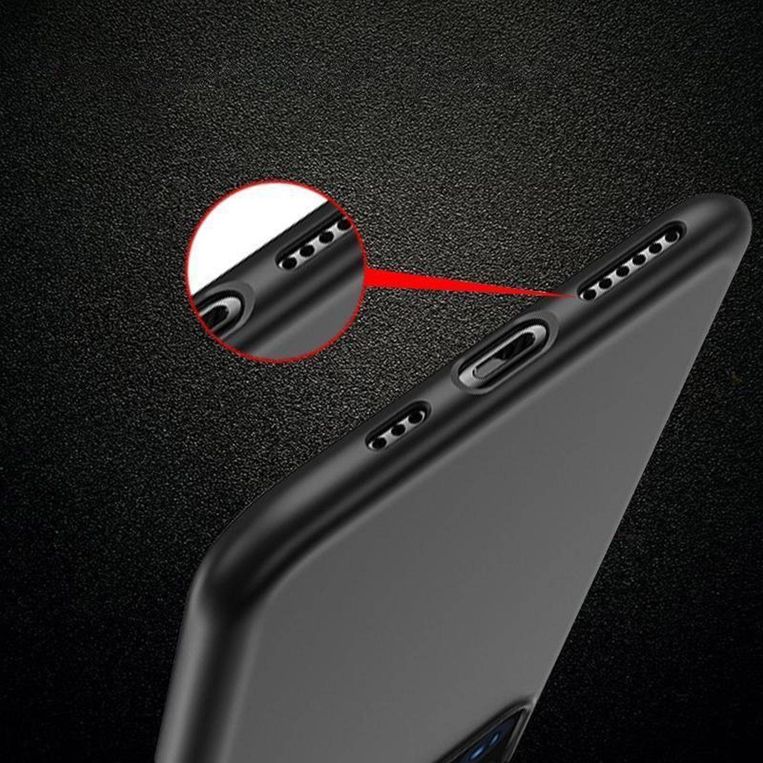 Silikon Hülle Basic für iPhone 14 Case TPU Soft Handy Cover Schutz Schwarz