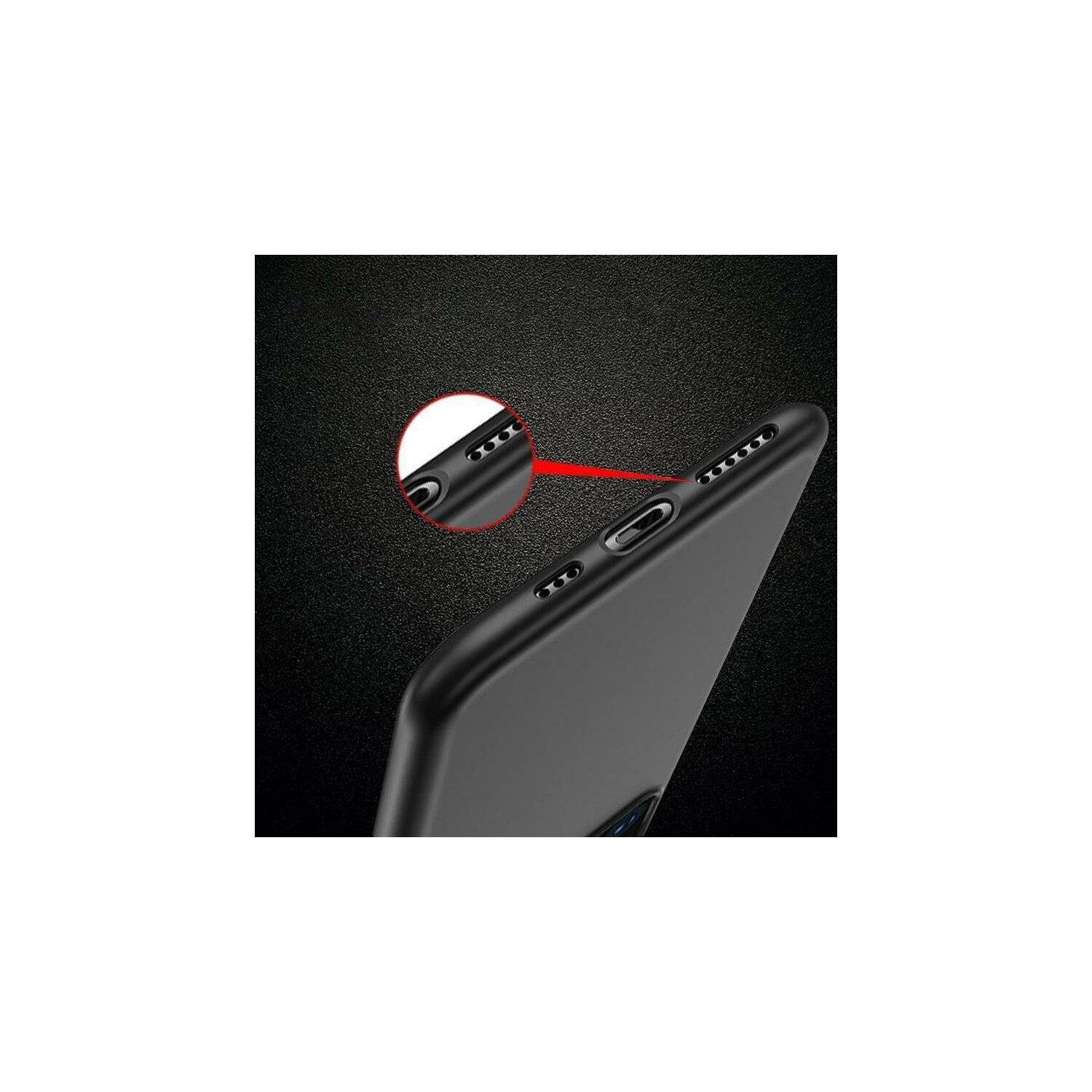 Silikon Hülle Basic kompatibel mit iPhone 14 Plus Case TPU Soft Handy Cover Schutz Schwarz