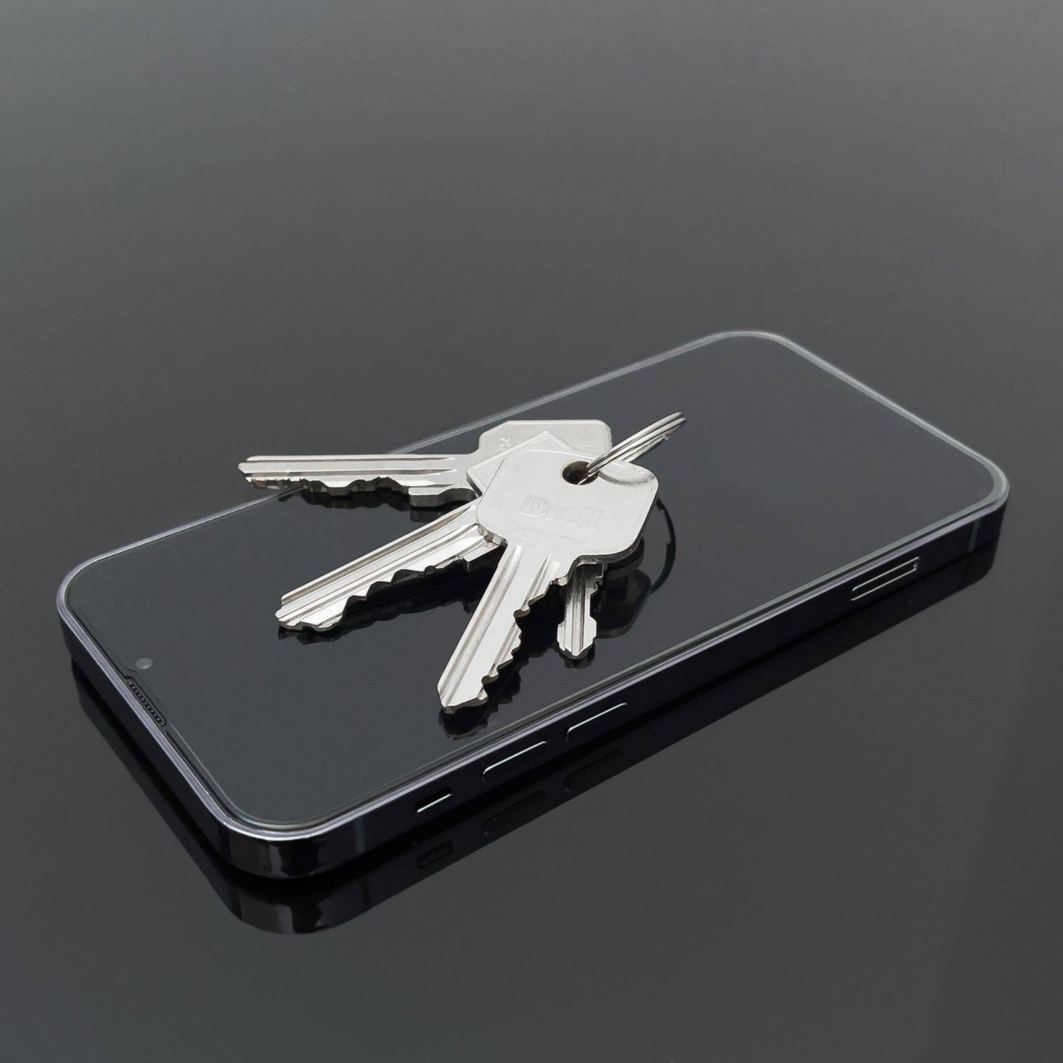 Full-screen Privacy Schutzglas 5D Hartglas Blickschutz für iPhone 13 Pro Max schwarz Schutzfolie Display Glas