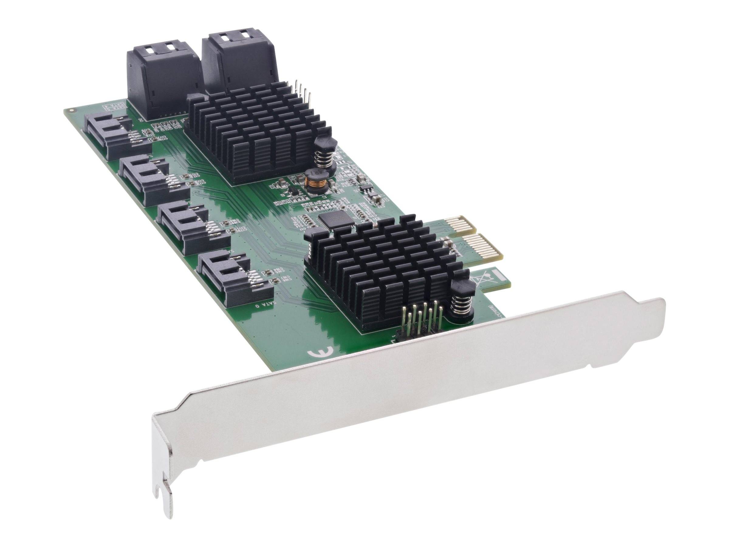 INLINE - Schnittstellenkarte - 8x SATA 6Gb/s Controller - PCIe 2.0 (PCI-Express)