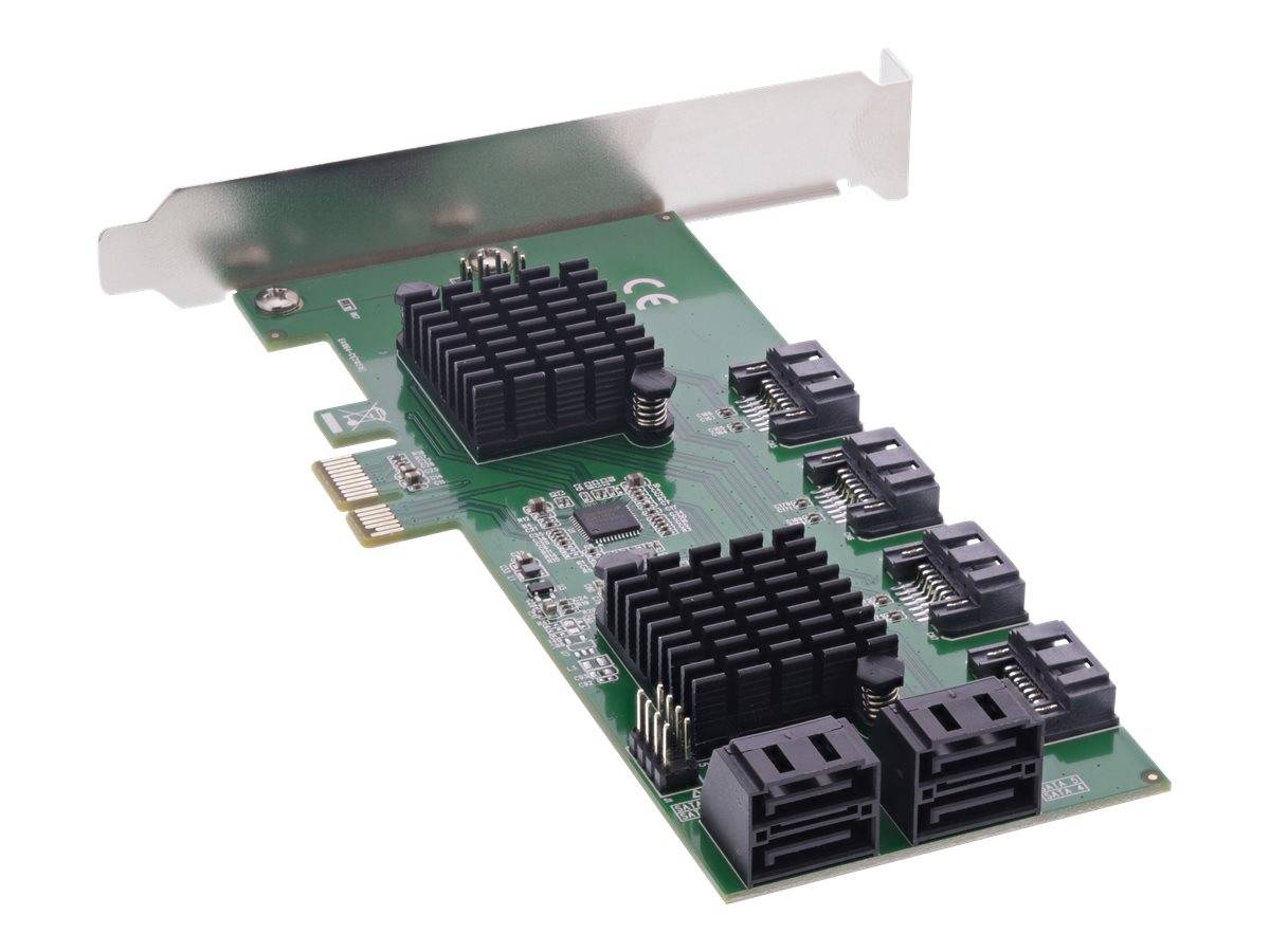 INLINE - Schnittstellenkarte - 8x SATA 6Gb/s Controller - PCIe 2.0 (PCI-Express)
