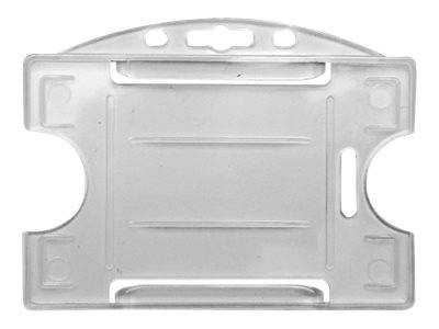 Evolis IDP 64 - Namensschildhalterung - für 86 x 54 mm - halbdurchsichtig (Packung mit 100)