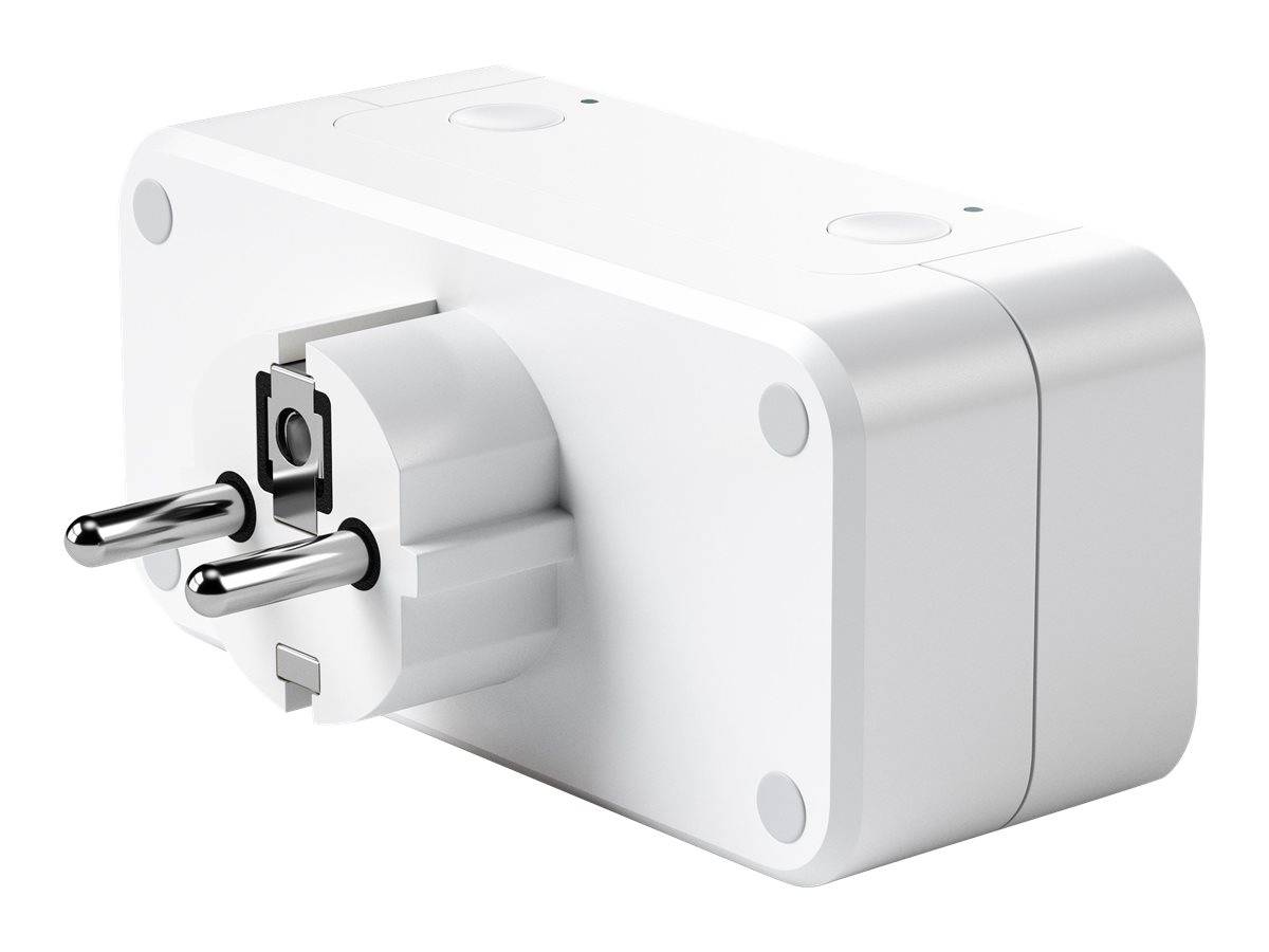 Satechi Dual Smart Outlet - Smart-Stecker - kabellosWi-Fi - weiß