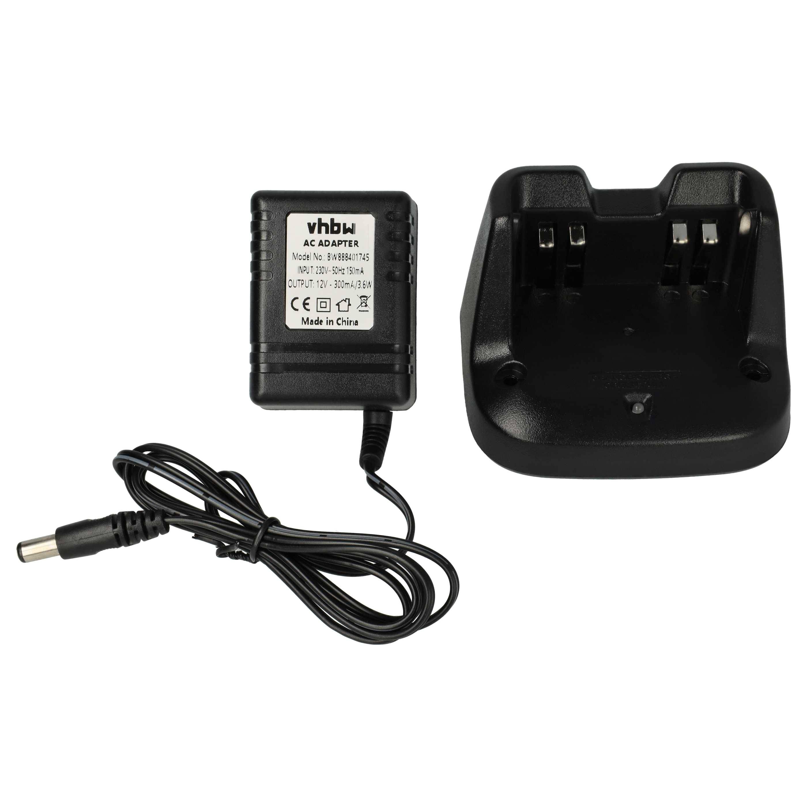 Ein schwarzes elektronisches Gerät-Ladegerät mit Stecker, Adapter mit der Bezeichnung „AC ADAPTER