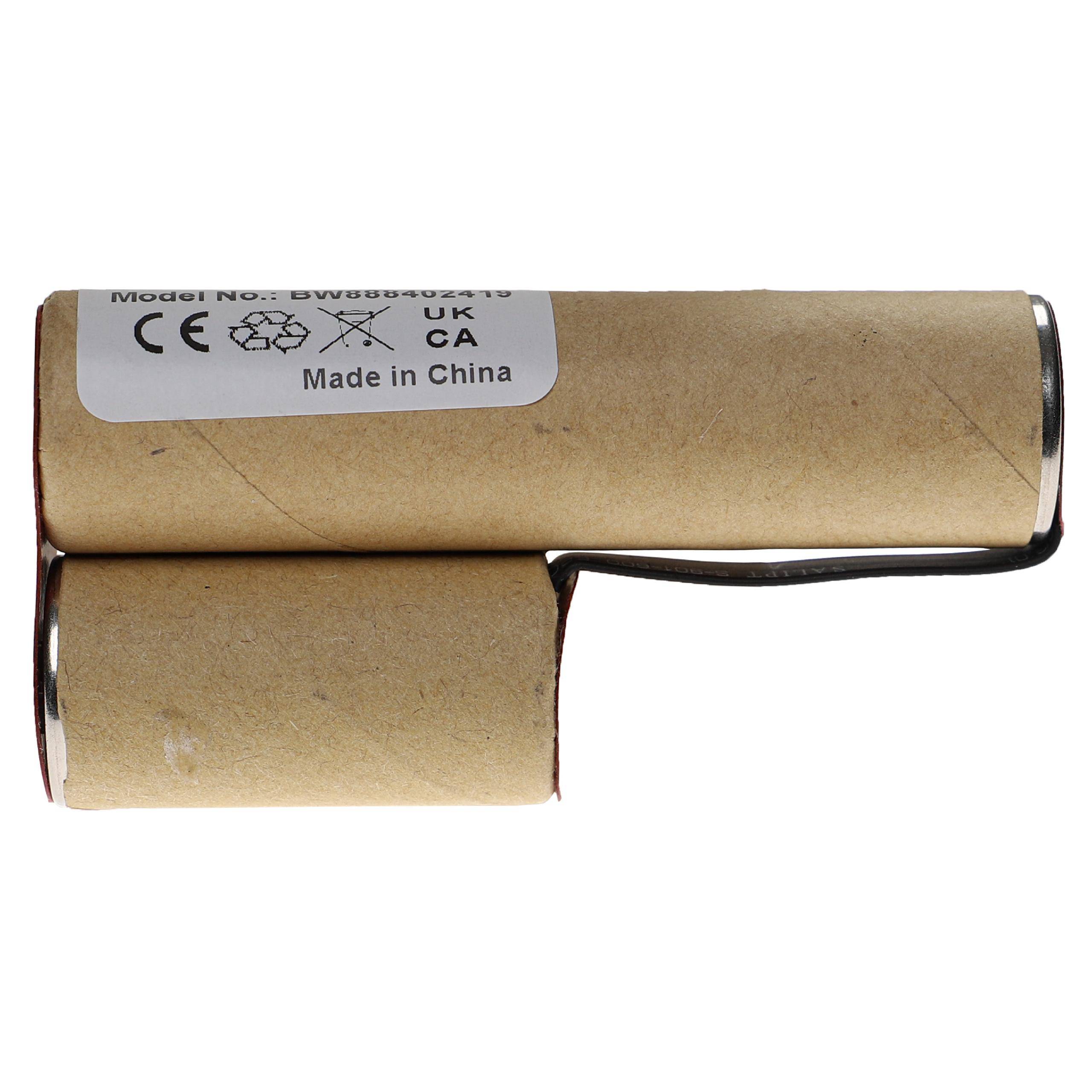 vhbw Akku Ersatz für Gardena Accu3 für Heckenschere Strauchschere Rasenschere Gartenschere (2600mAh, 3,6V, NiMH)