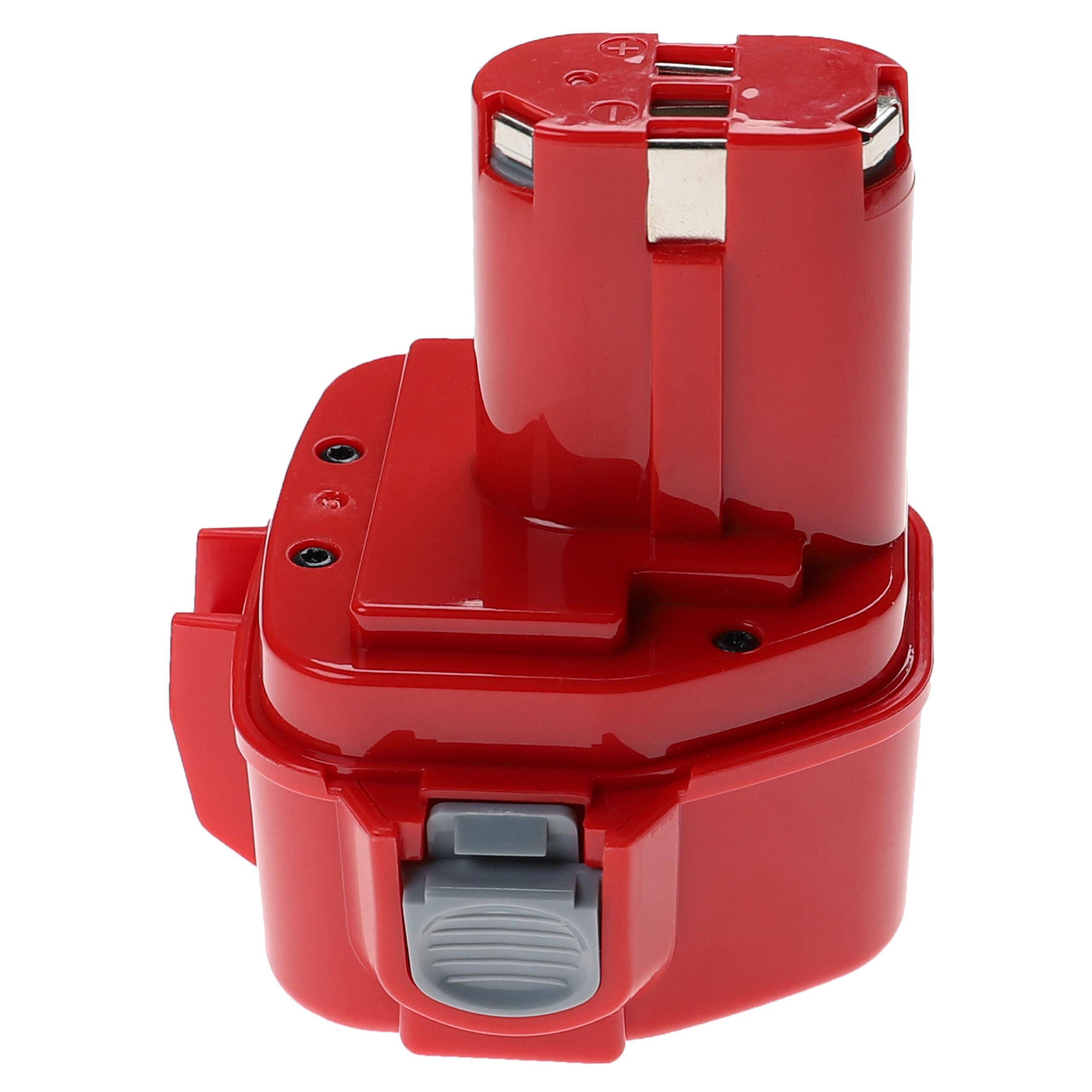 EXTENSILO 3x Akku kompatibel mit Makita 1050DWD, 4013D, 4191D, 4191DWA, 4013DZ, 4191DWAE Elektrowerkzeug (3300 mAh, NiMH, 12 V)