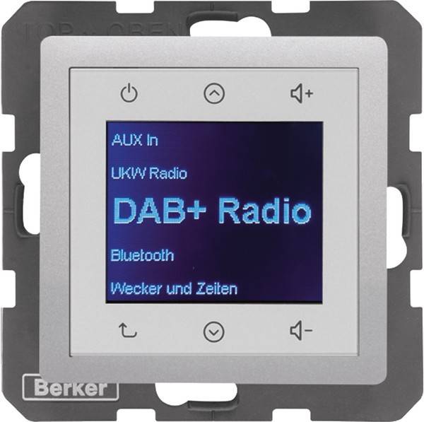 Berker Radio DAB+, Q.x alu 29846084
