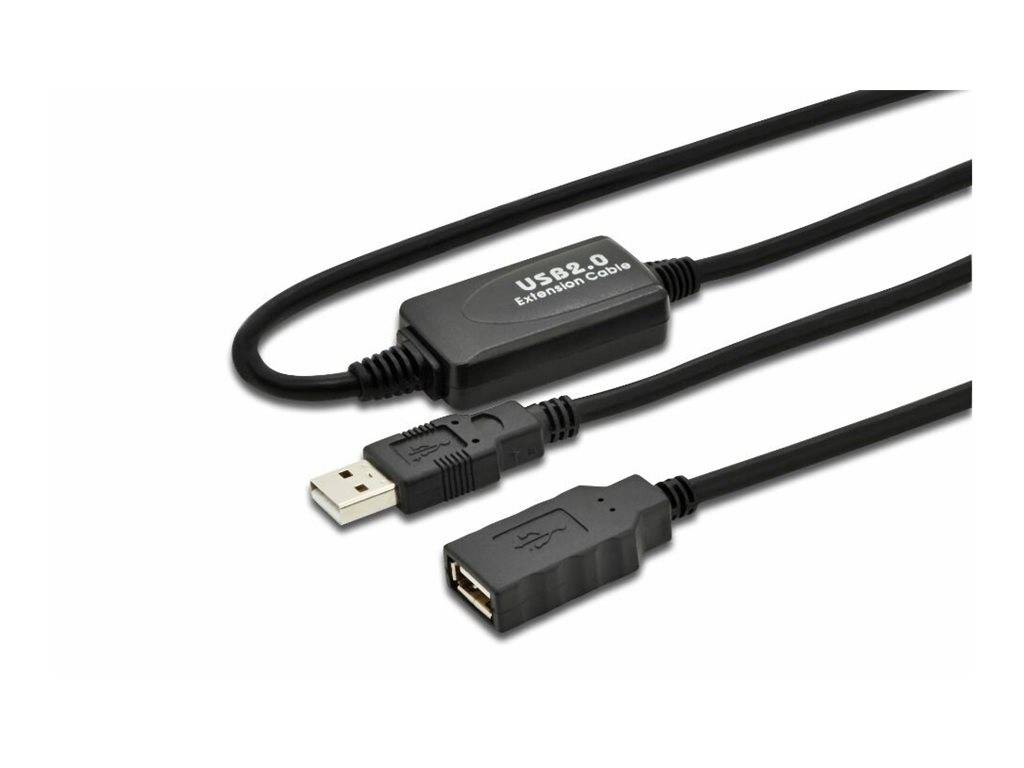 MicroConnect Active USB 2.0 extension cable - USB-Verlängerungskabel - USB (M)