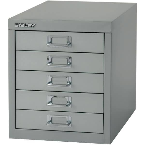Schubladenschrank MultiDrawer™ 12er Serie, 5 Schubladen à H 51 mm, DIN A4 Maße: