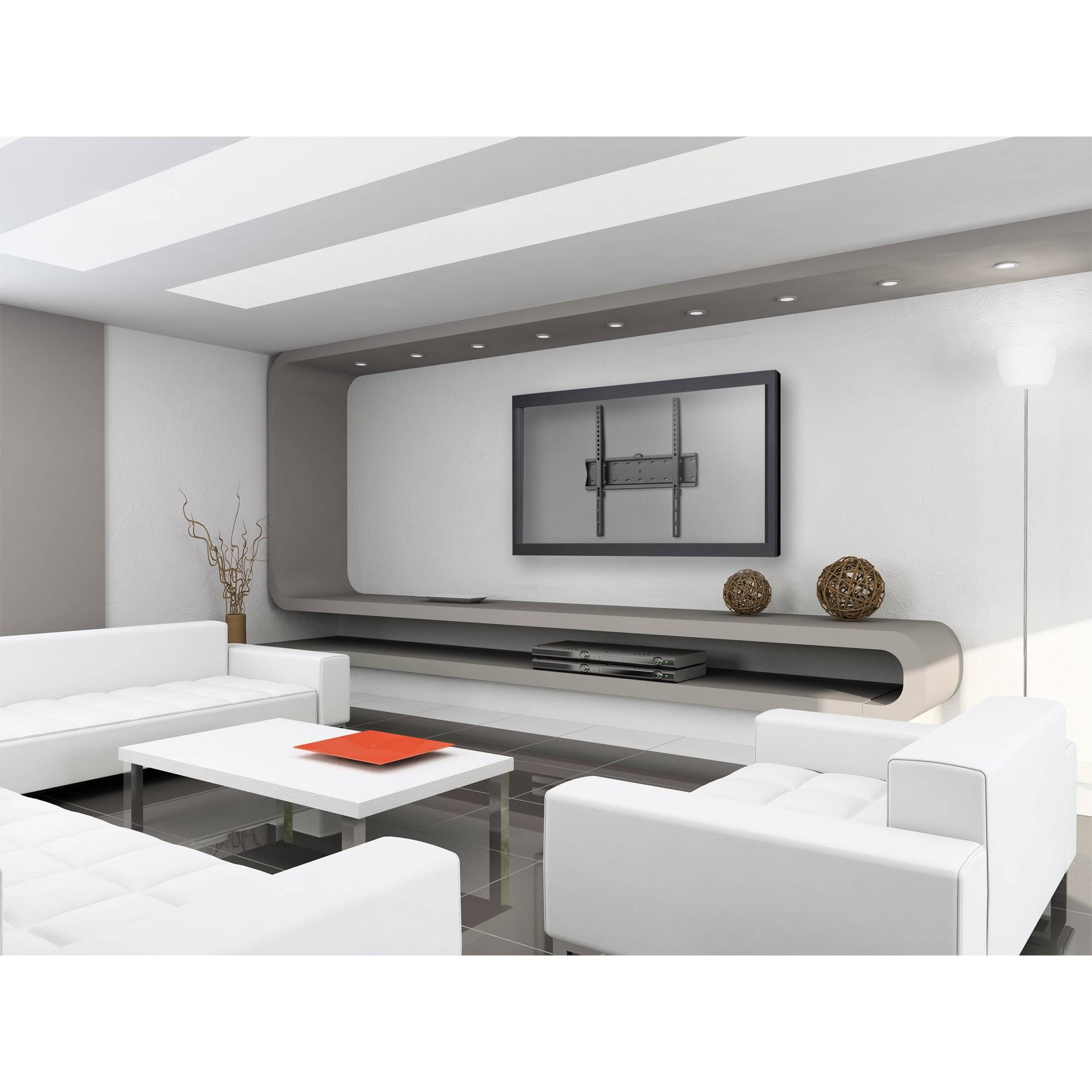 INLINE - Basic Wandhalterung - für Flach-TV 81-140cm (32-55"") - max. 40kg