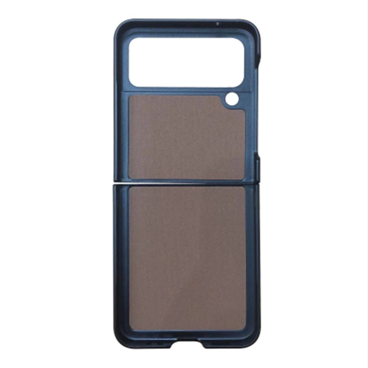 Samsung Galaxy Z Flip4 5G Carbon Kunststoff Silikon Cover Handy Tasche Hülle Etuis Braun