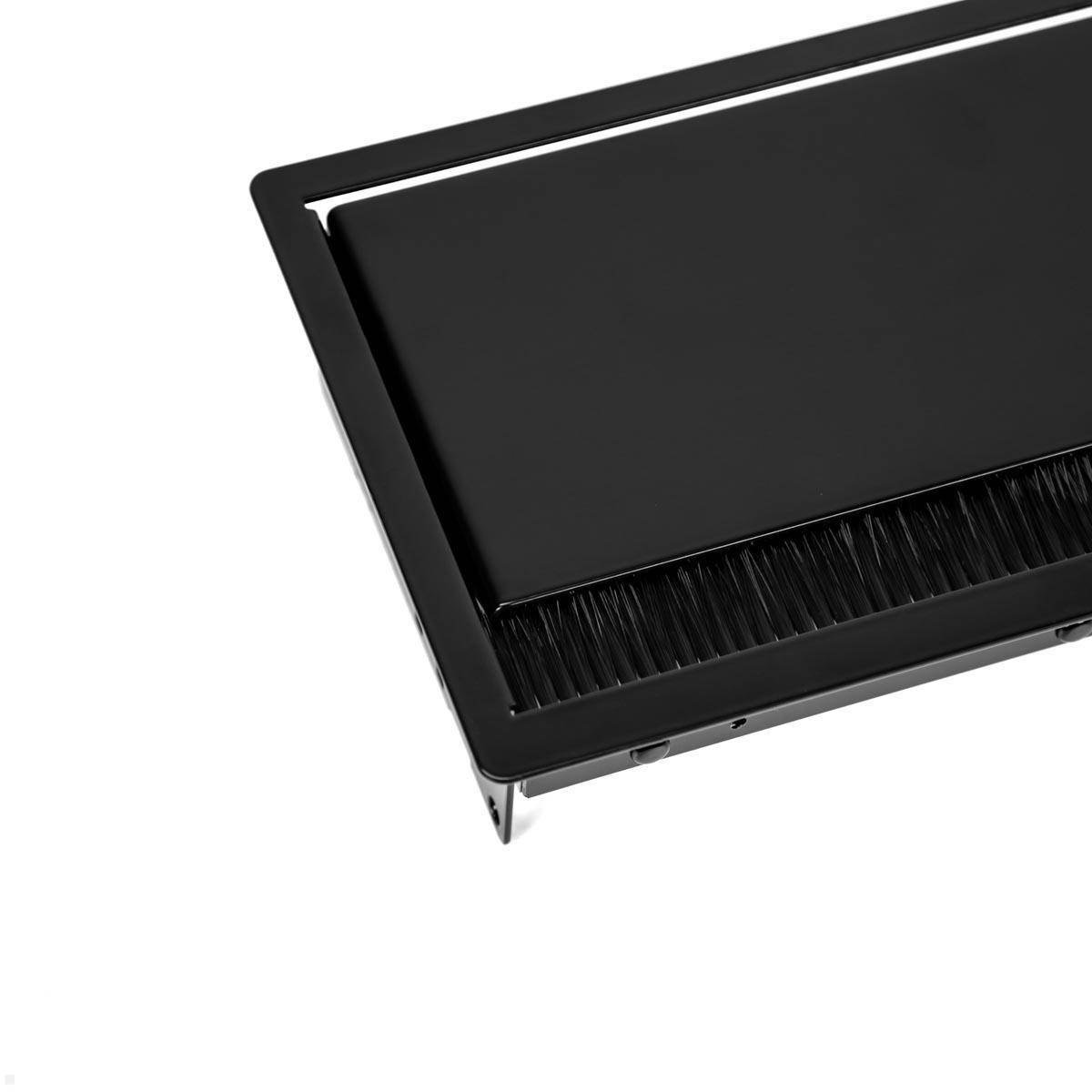 Bachmann CONI DUO Einbaurahmen lang, 2x 6-fach (911.048) schwarz