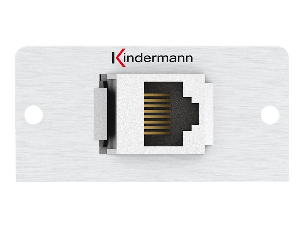 Kindermann Konnect 50 alu - Modulares Faceplate-Snap-In