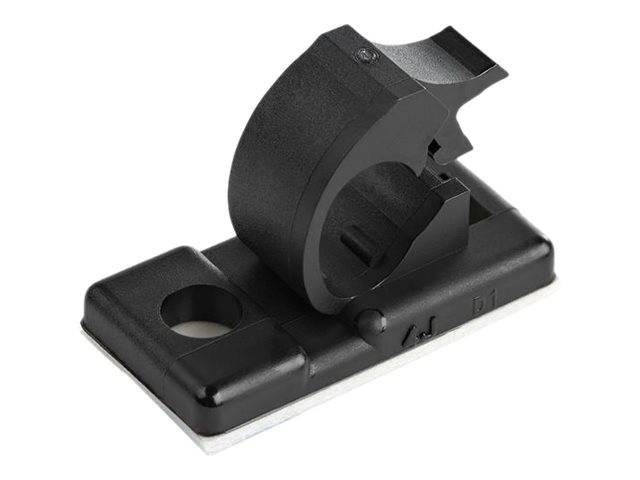 StarTech.com 100 Selbstklebende Kabelklemmen Klein - PC Kabelmanagement/Kabelhalterung - Kabel Organisator - Netzwerk/US