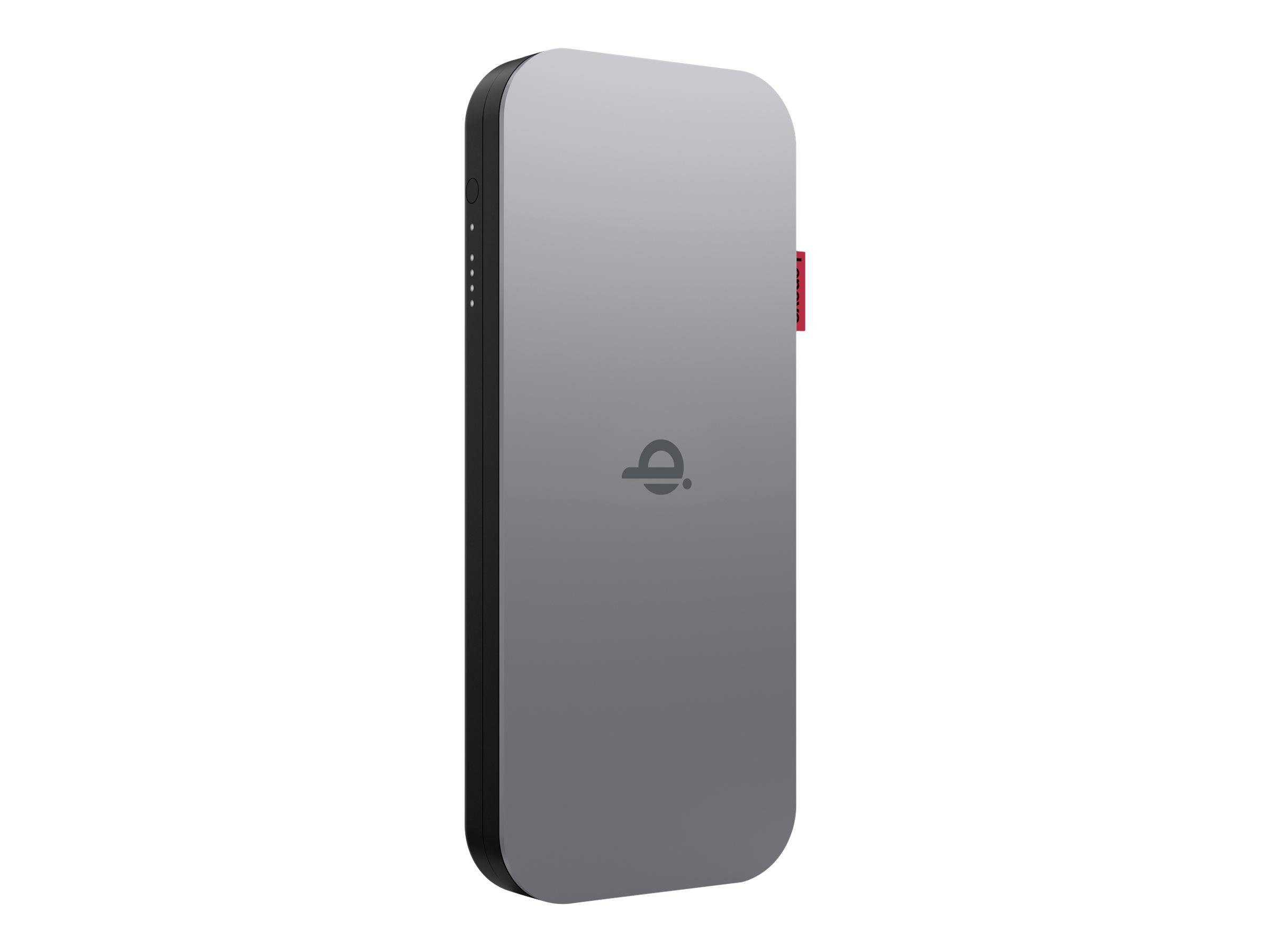 Lenovo Go - Powerbank - 10000 mAh - 30 Watt - 3 A - 2 Ausgabeanschlussstellen (24 pin USB-C)