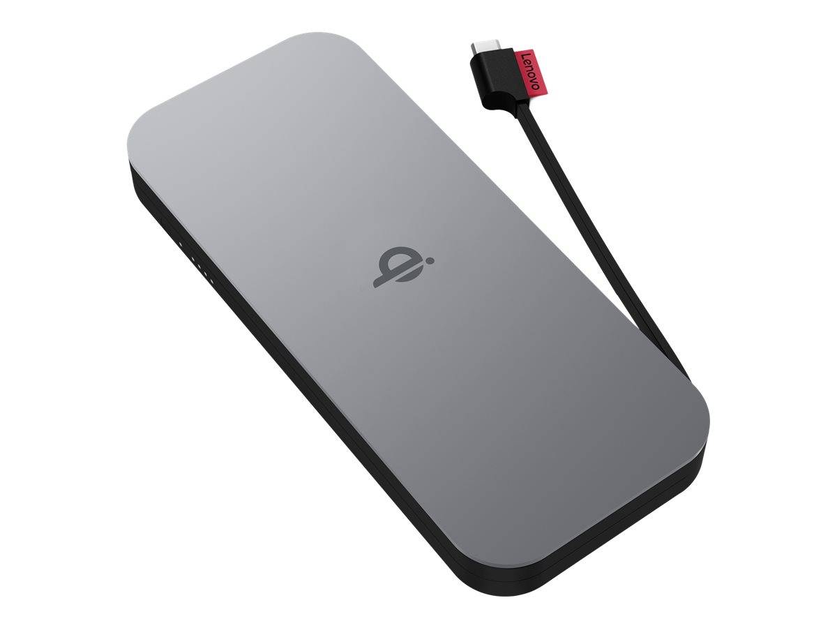 Lenovo Go - Powerbank - 10000 mAh - 30 Watt - 3 A - 2 Ausgabeanschlussstellen (24 pin USB-C)