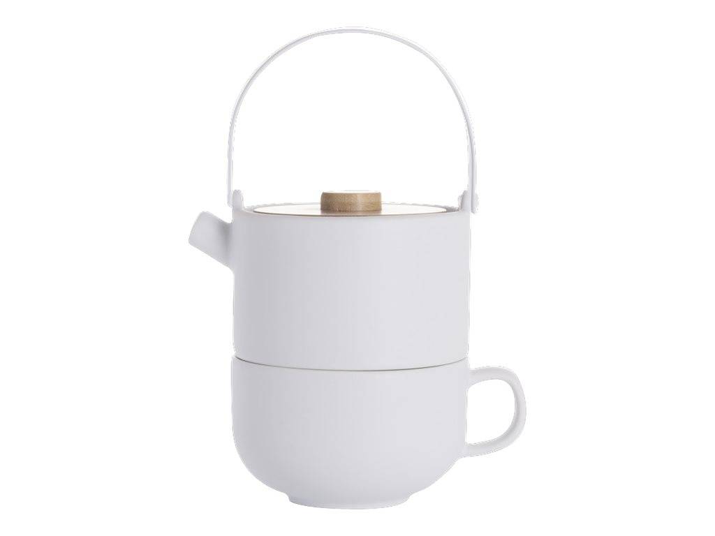 Bredemeijer Umea - Tea-for-one-Set - weiß