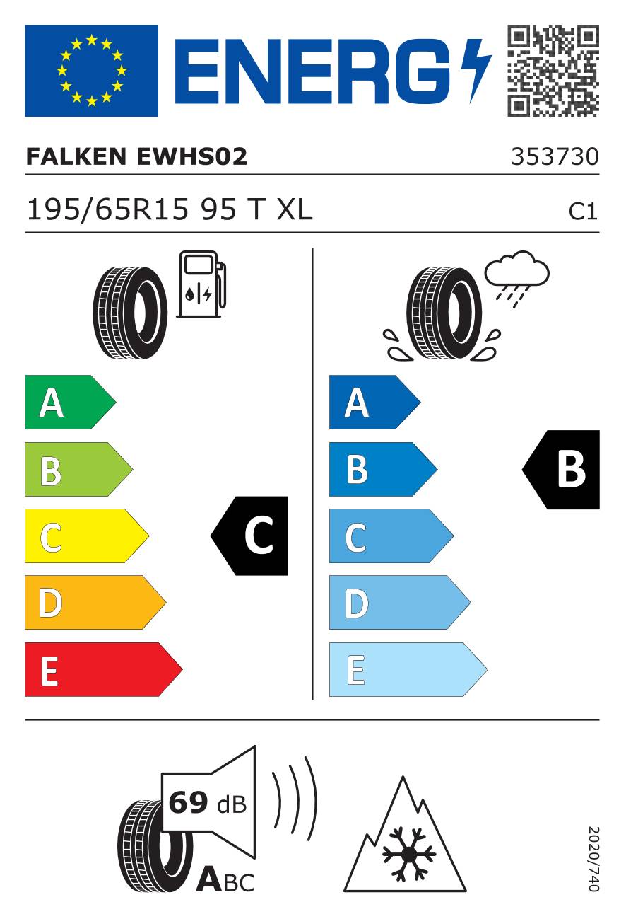 Falken EUROWINTER HS02 ( 195/65 R15 95T XL )