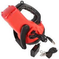 Velamp CHURCHILL wiederaufladbarer 10W LED-Strahler mit rotem Blinklicht, USB Velamp CHURCHILL wiederaufladbarer 10W LED-Strahler mit rotem Blinklicht, USB