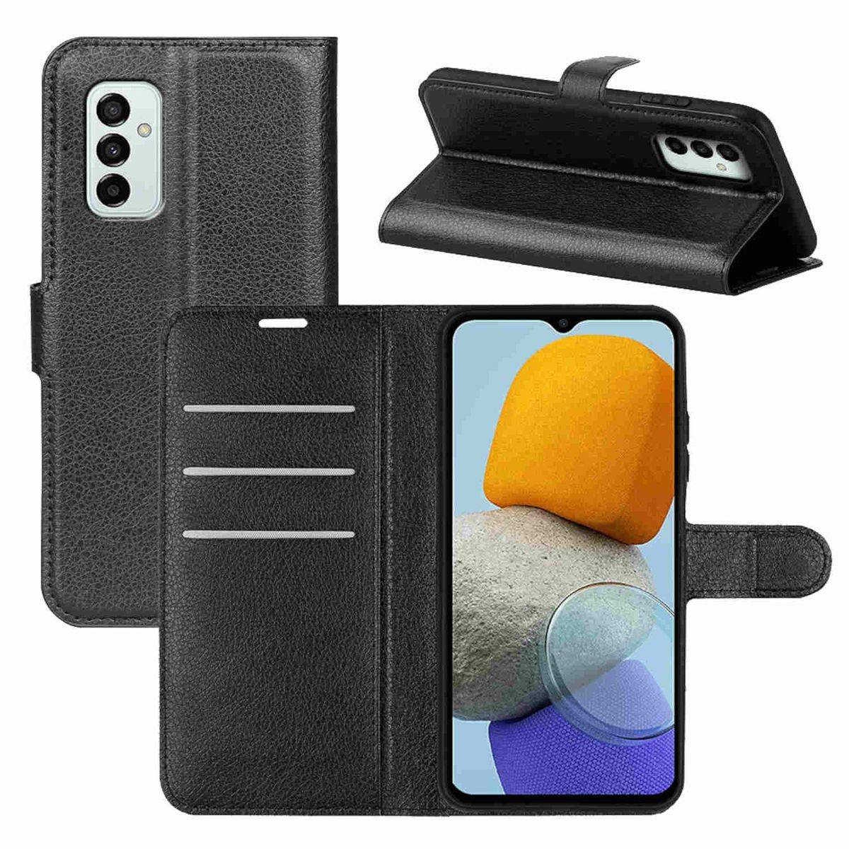 Für Samsung Galaxy M13 4G / M23 5G Handy Tasche Wallet Premium Schutz Hülle Case Cover Etuis Neu Zubehör Schwarz