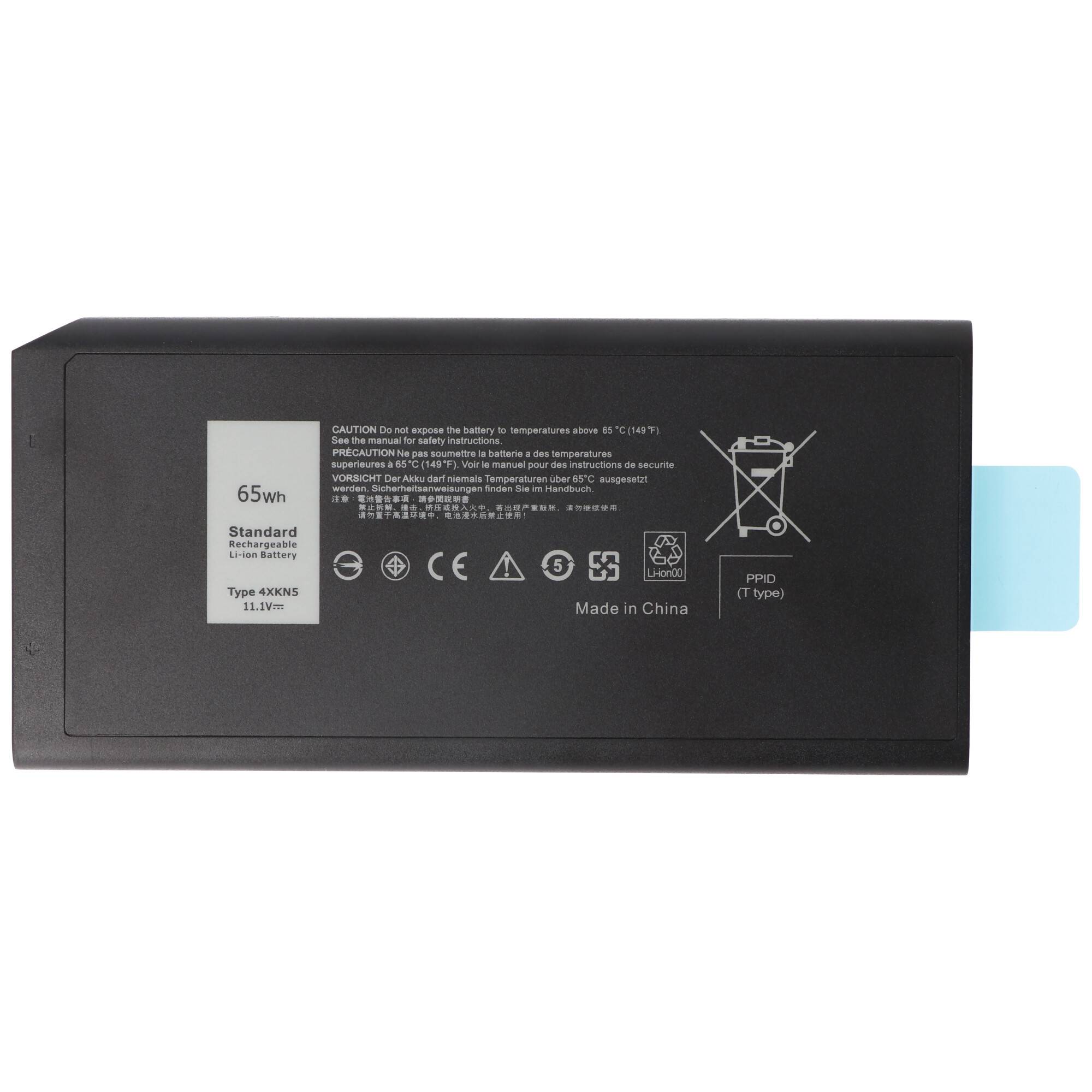 Akku passend für Dell Latitude E6440, E6540, Li-ion, 11,1V, 5850mAh, 65Wh
