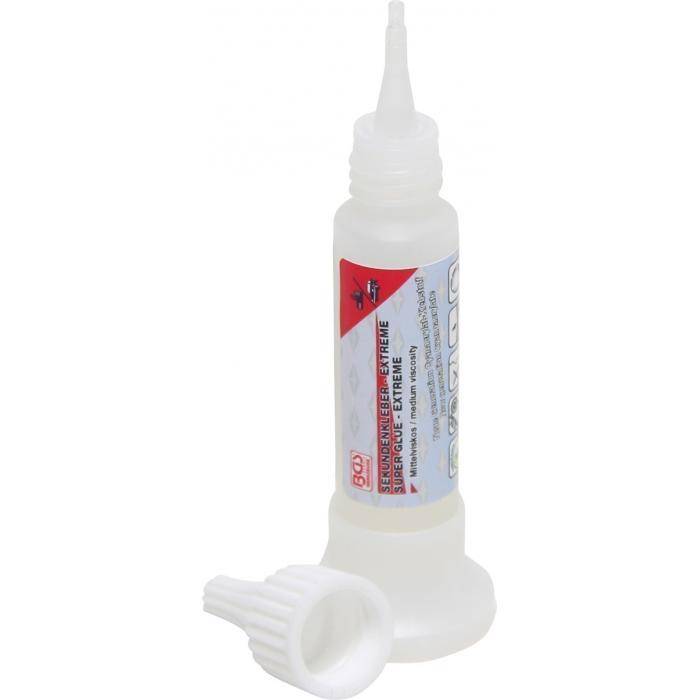 Sekundenkleber - zum Kleben von Leder, Metall, Holz, Kunststoff, Textil - 25g