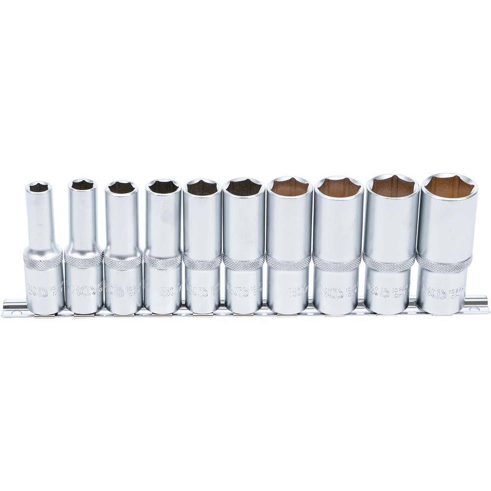 Steckschlüsseleinsatz-Set 1/2" - tief - in ZOLL - 10-teilig