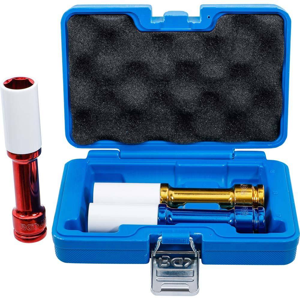 Kraft-Schoneinsätze - 3-teilig - 150 mm tief - 17, 19, 21 mm - 1/2"