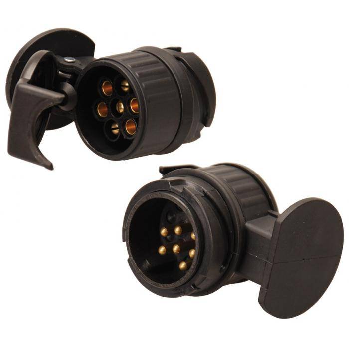 Adapter für Anhängerstecker - 13-auf-7 polig