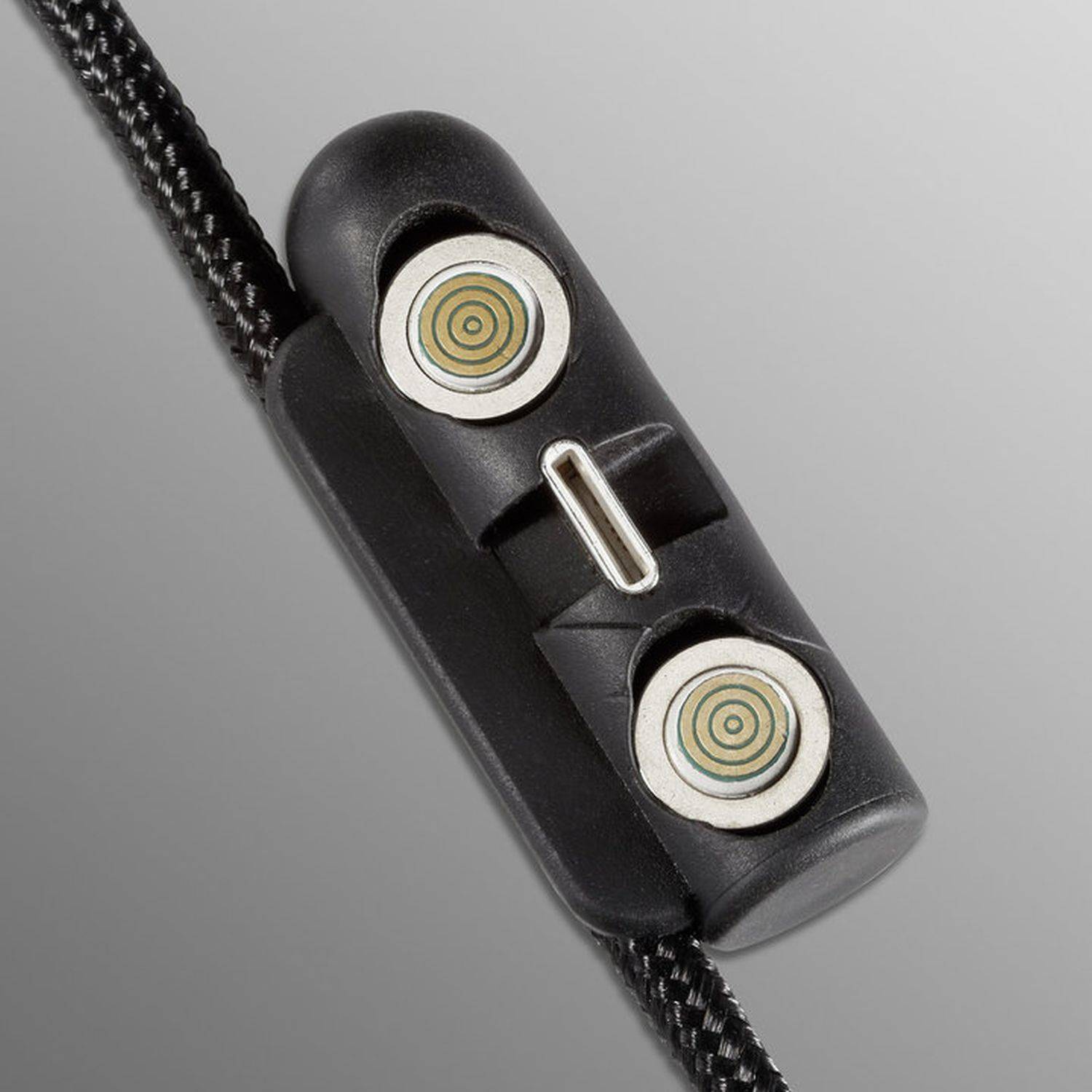 Kremer Magnet Kabel Quick Charge PD + QC 3.0. Micro-USB, USB-C, Lightning Schnell-Ladekabel Datenkabel SChwarz