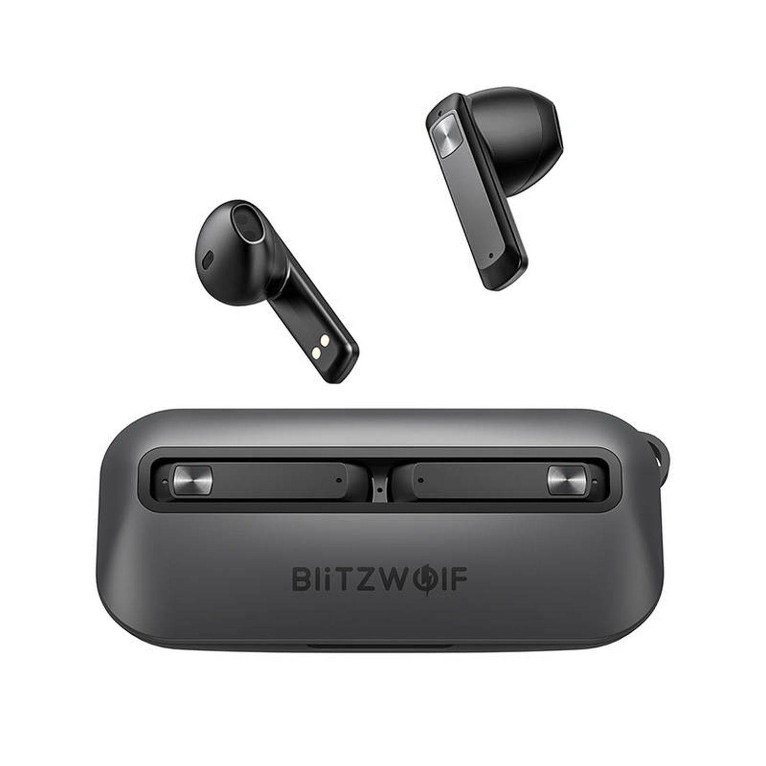 TWS BlitzWolf BW-FPE1 Kopfhörer Hi-Fi Qualität Bluetooth V5.0 IPX4 In-Ear Kopfhörer Schwarz