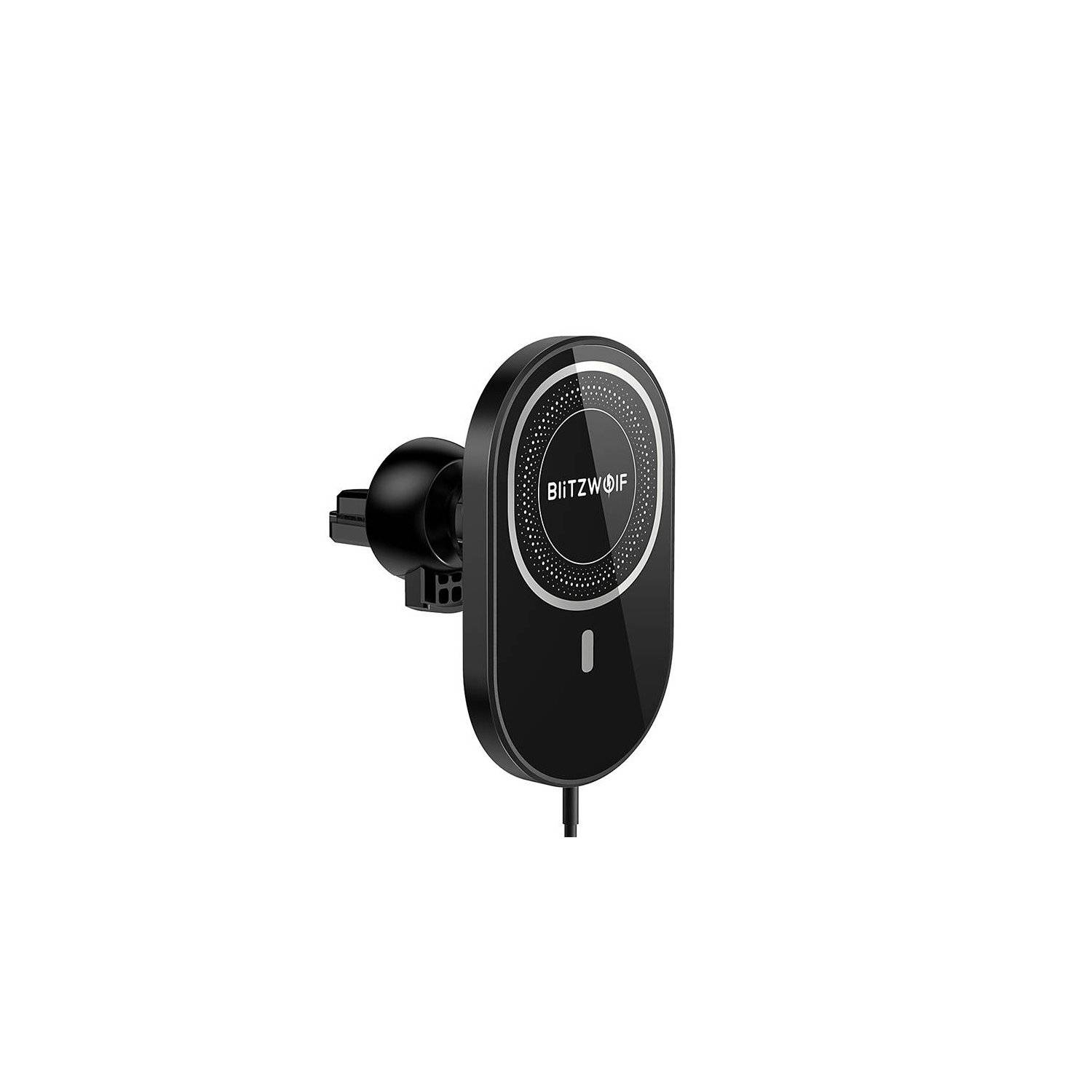 BlitzWolf BW-CW4 15W Kabelloses Laden KFZ-Handyhalterung Smartphonehalterung fürs Auto Schwarz