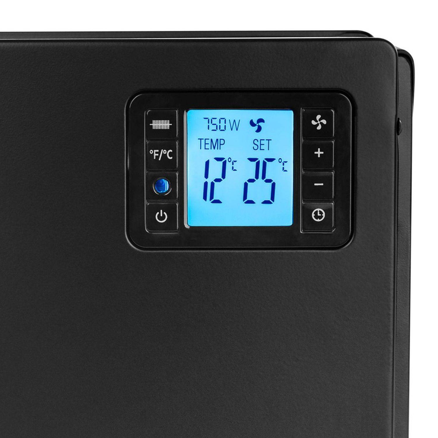 Noveen Modern CH7100 Smart Konvektorheizung mit 2000 Watt LCD-Display, 24-Stunden-Timer, 3 Wärmeeinstellungen