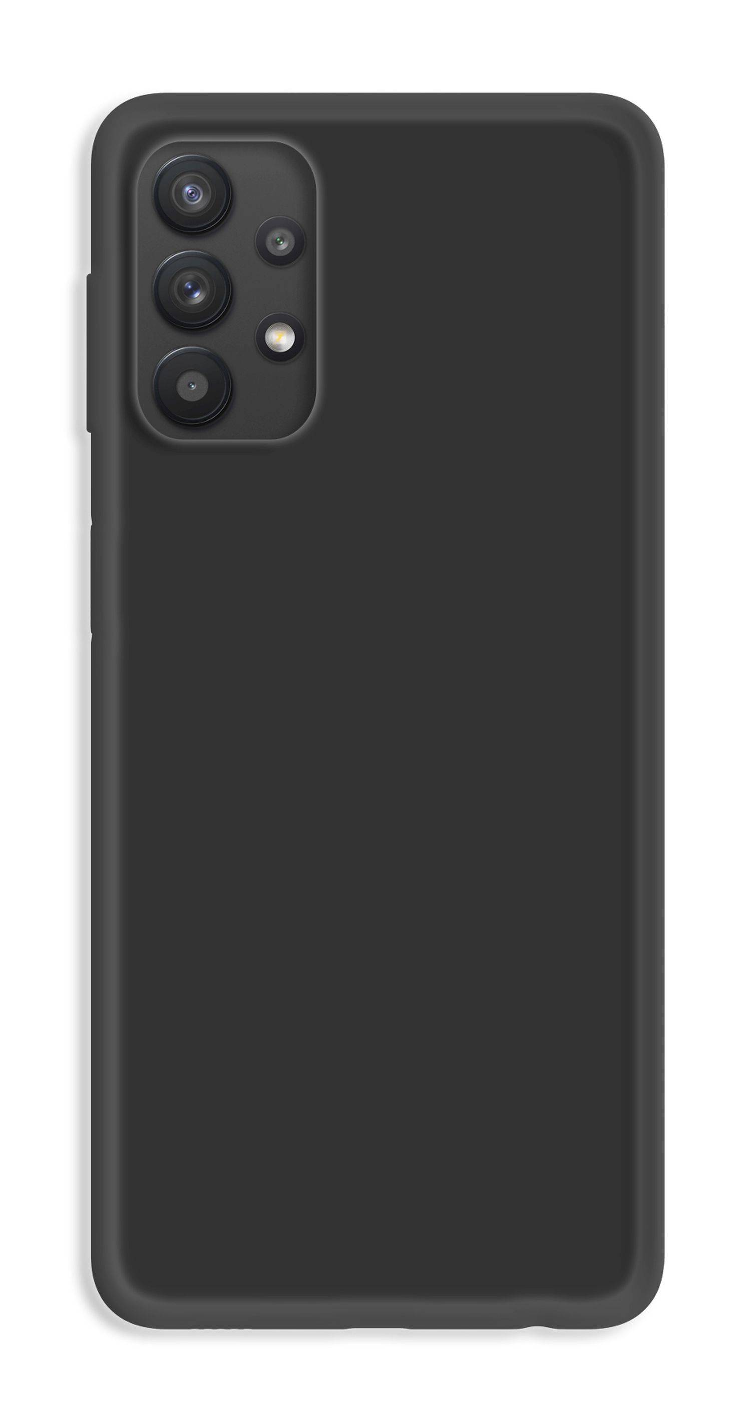 Silikon Hülle Basic kompatibel mit Samsung Galaxy M32 5G Case TPU Soft Handy Cover Schutz Schwarz