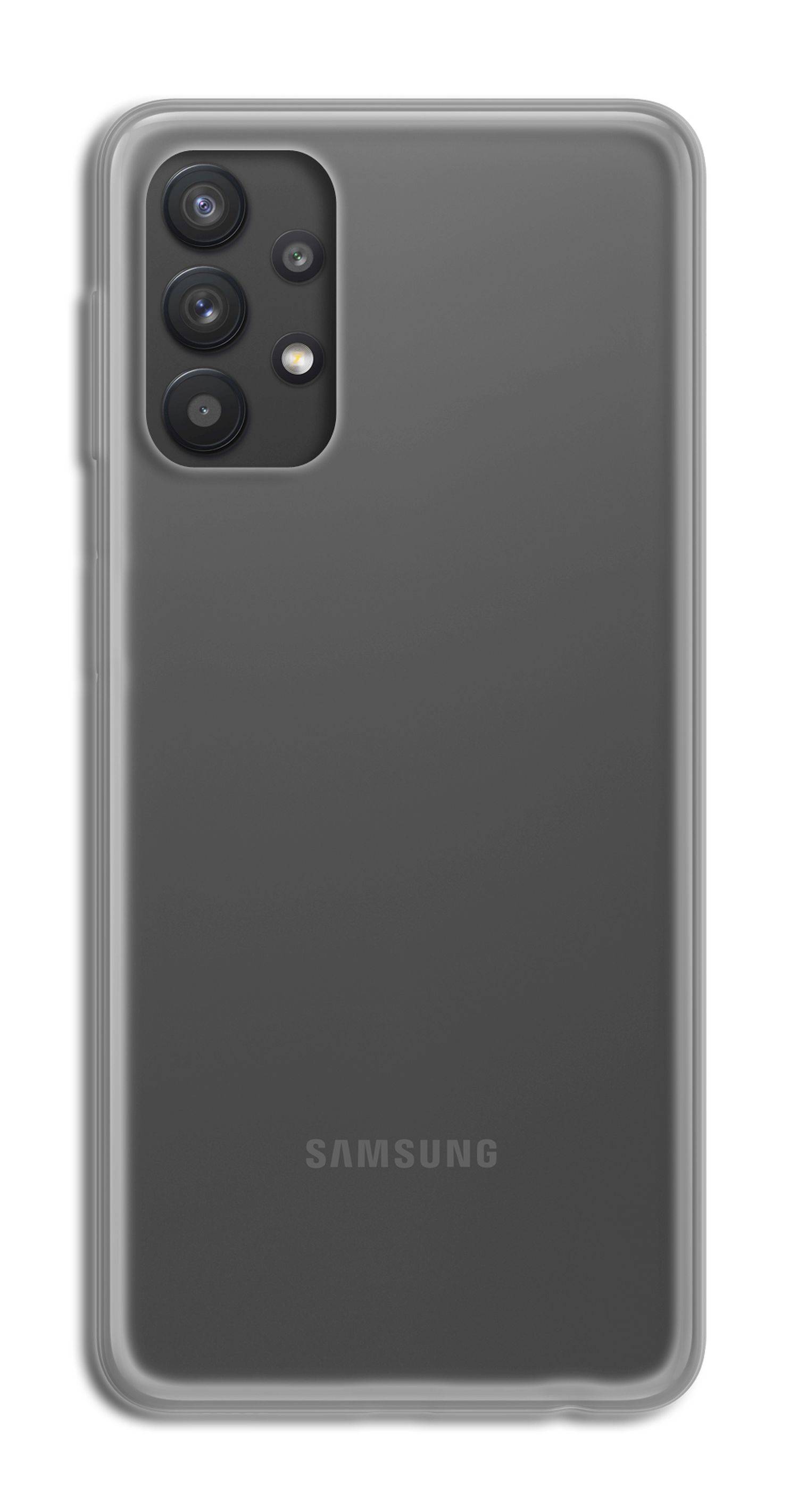 Silikon Hülle Basic kompatibel mit Samsung Galaxy M32 5G Case TPU Soft Handy Cover Schutz Transparent