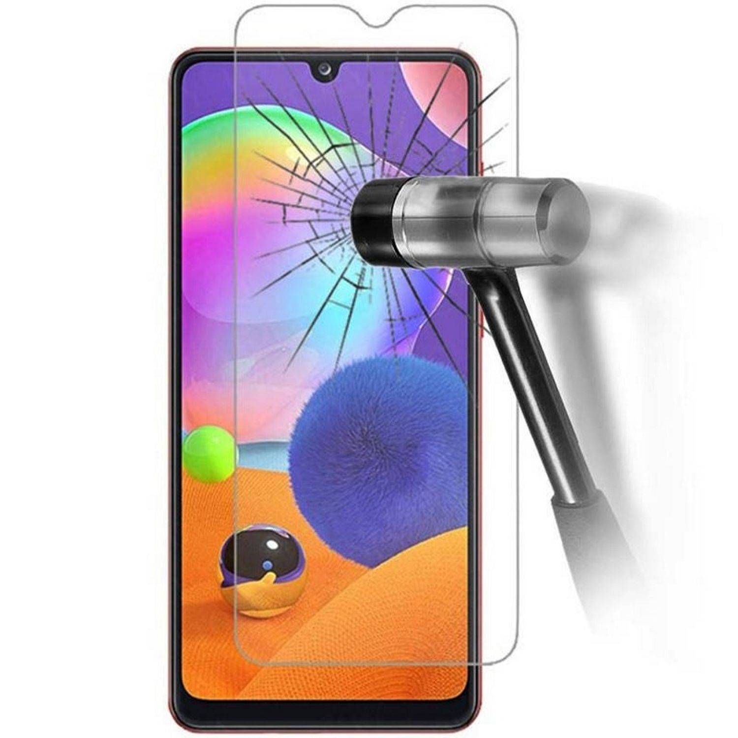 3X Schutz Glas 9H Tempered Glass Display Schutz Folie Display Glas Screen Protector kompatibel mit SAMSUNG GALAXY M53 5G