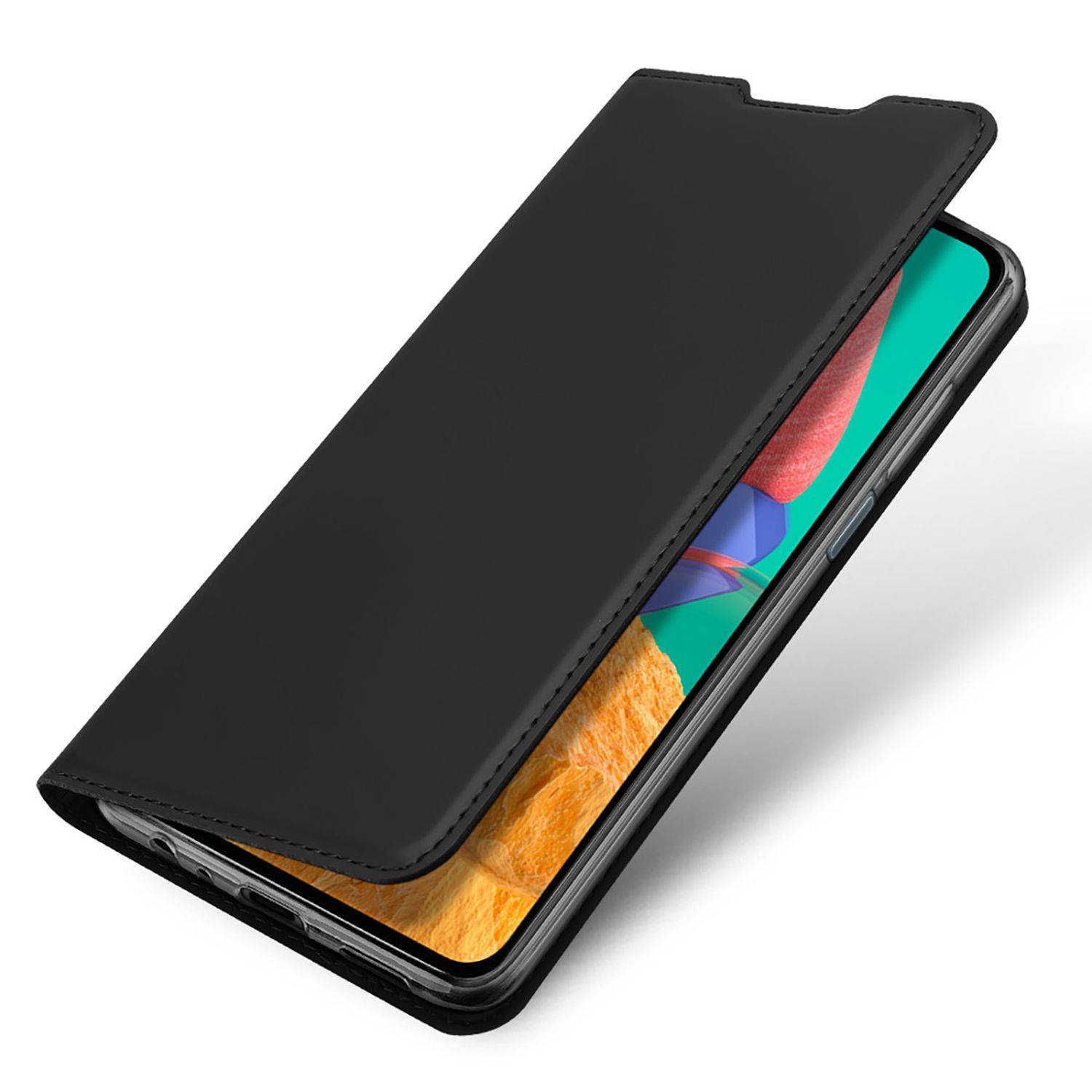 Buch Tasche "Dux Ducis" für Honor X7 Handy Hülle Etui Brieftasche Schutzhülle mit Standfunktion, Kartenfach schwarz