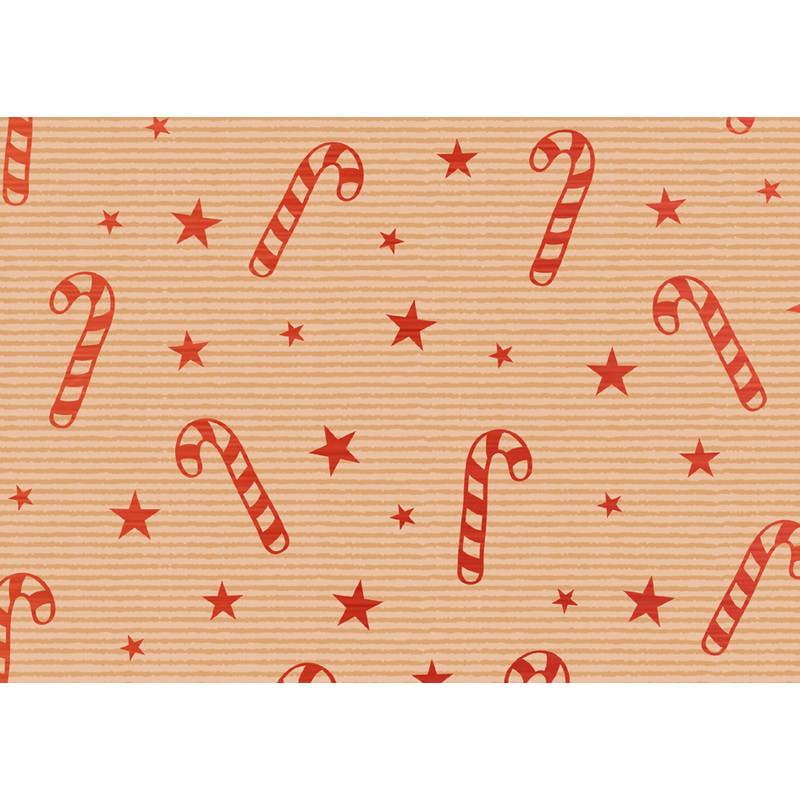 SUSY CARD Weihnachts-Geschenkpapier "Xmas Zuckerstangen"