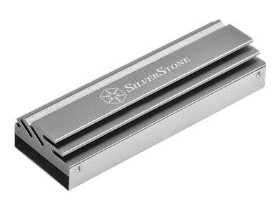 SilverStone TP04 - Solid State Drive Kühlkörper - Titanium Gray