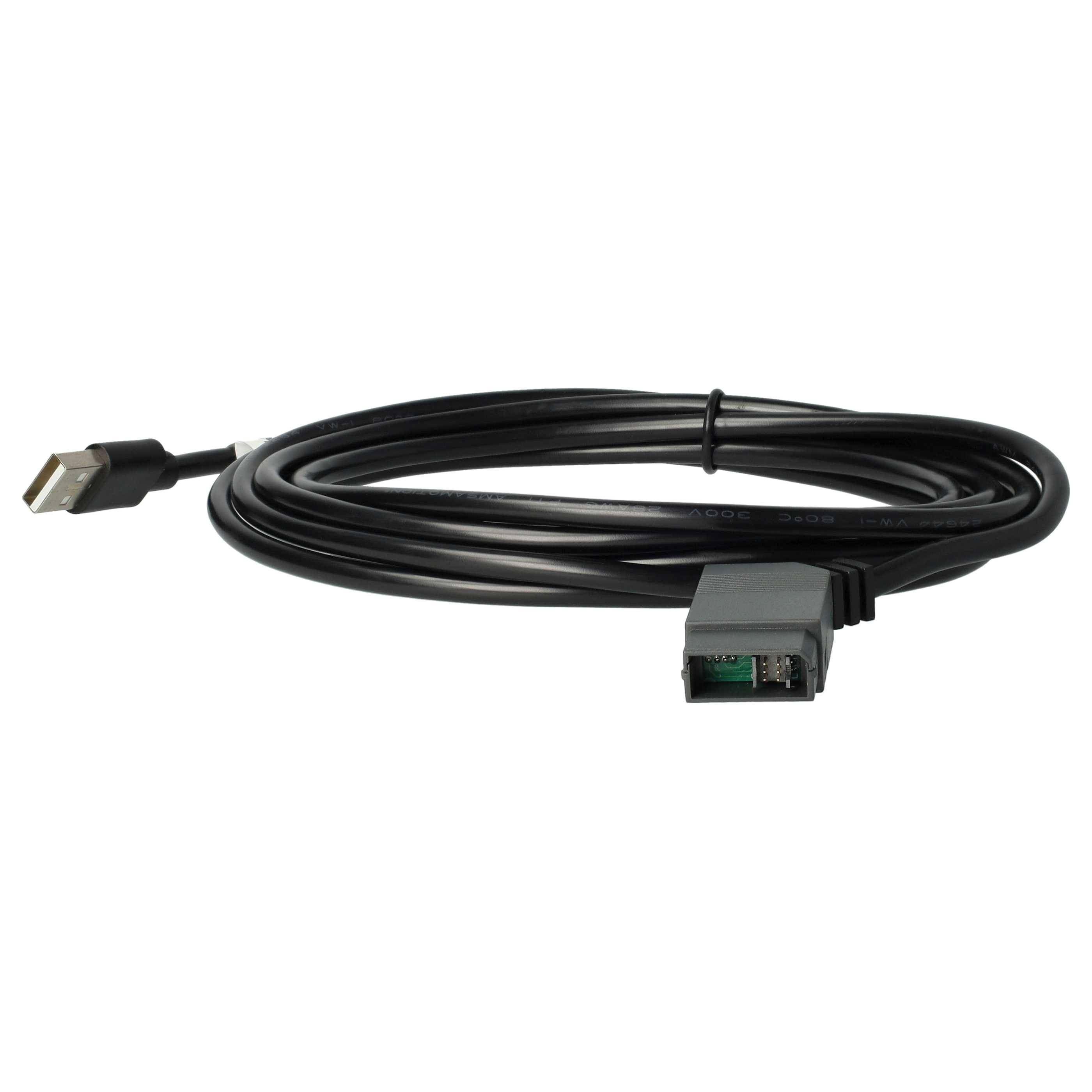 vhbw USB Programmierkabel kompatibel mit Siemens Simatic S7 Logo PLC | Funkgerät - schwarz, Ersatz für 6ED1 057-1AA00-0BA0