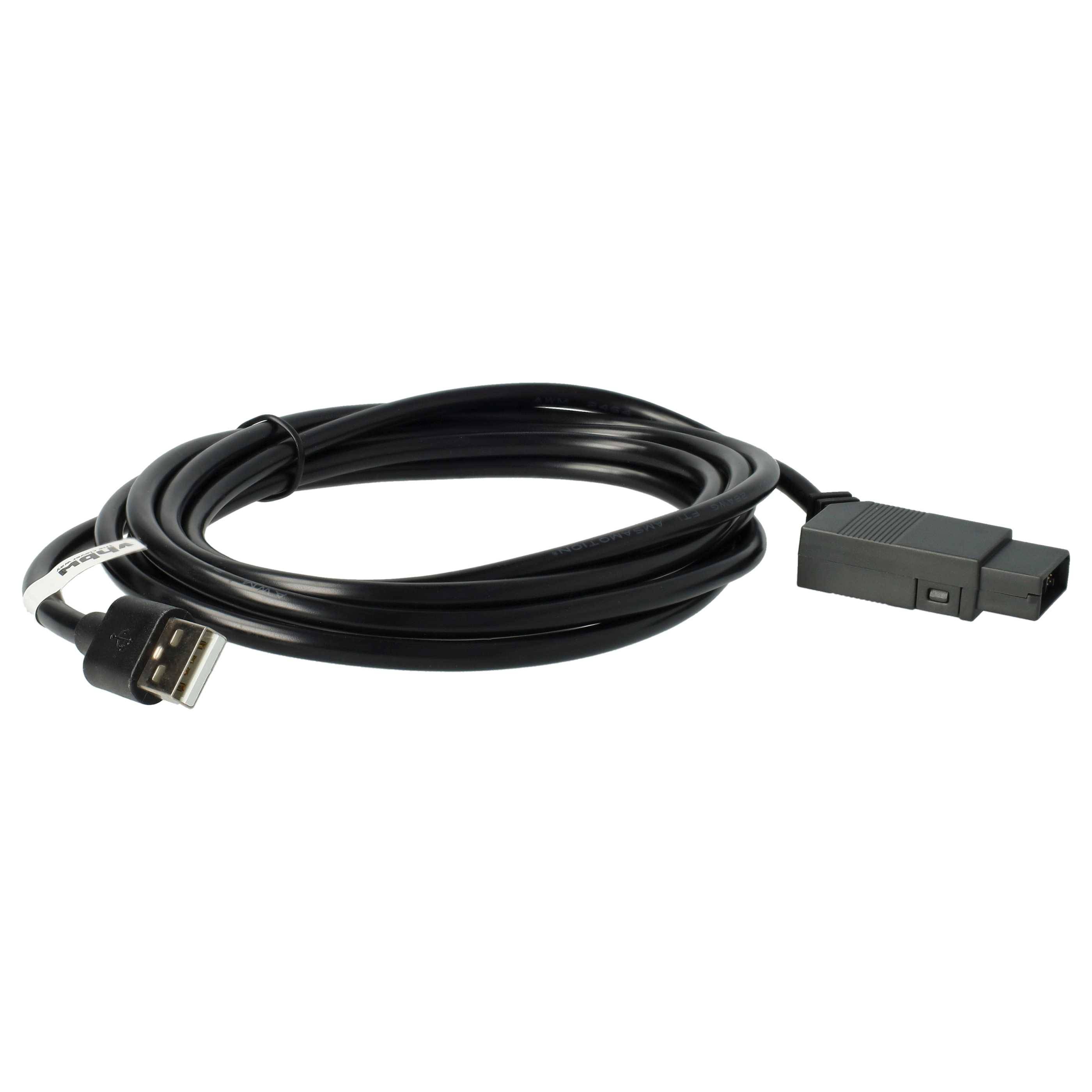 vhbw USB Programmierkabel PLC Ersatz für Siemens 6ED1 057-1AA00-0BA0 für Funkgerät, schwarz