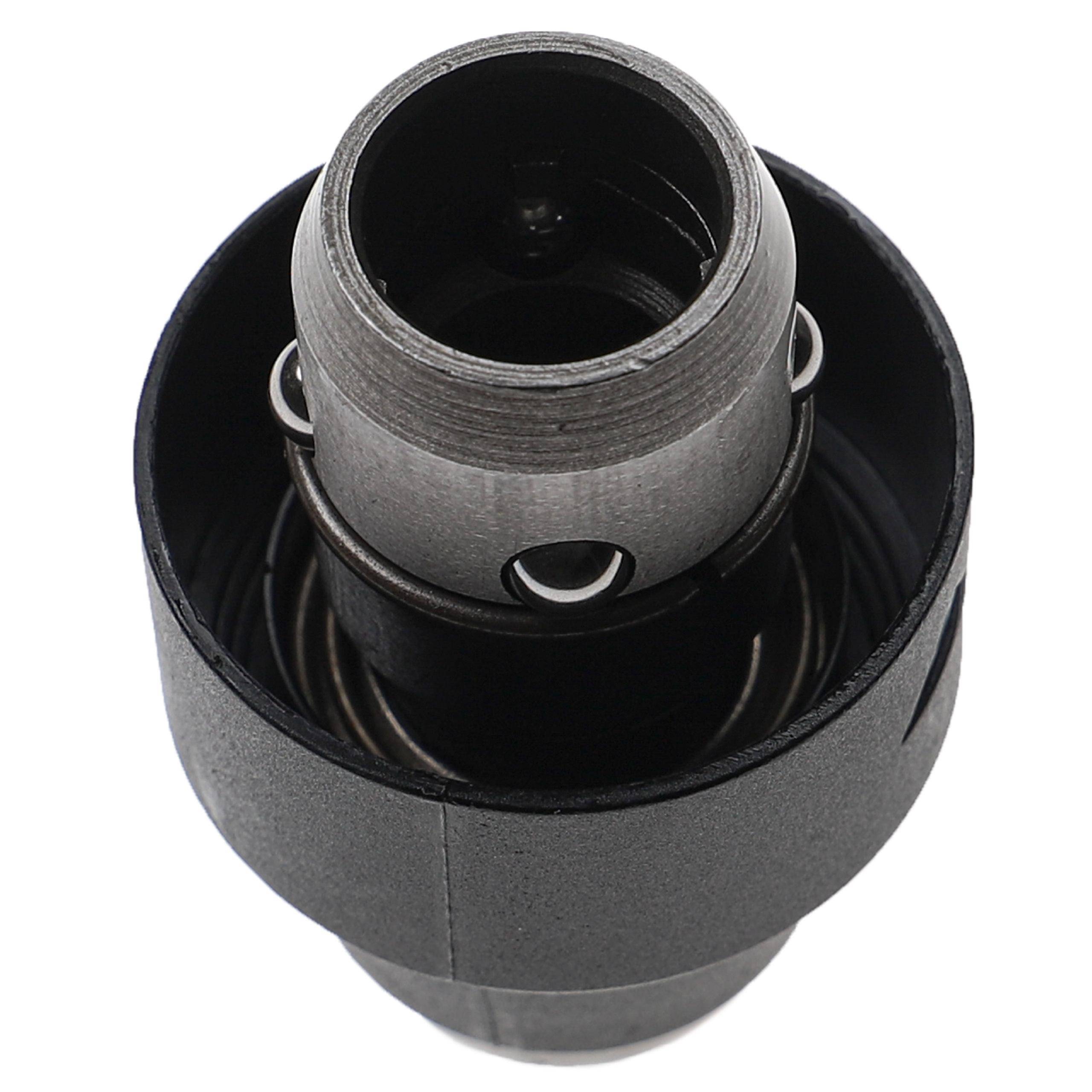 vhbw SDS Plus Bohrfutter kompatibel mit Bosch GBH 2-24 DF, GBH 2-24DFR Akku Bohrschrauber, Bohrmaschinen - 1,9 cm Innendurchmesser, Schwarz