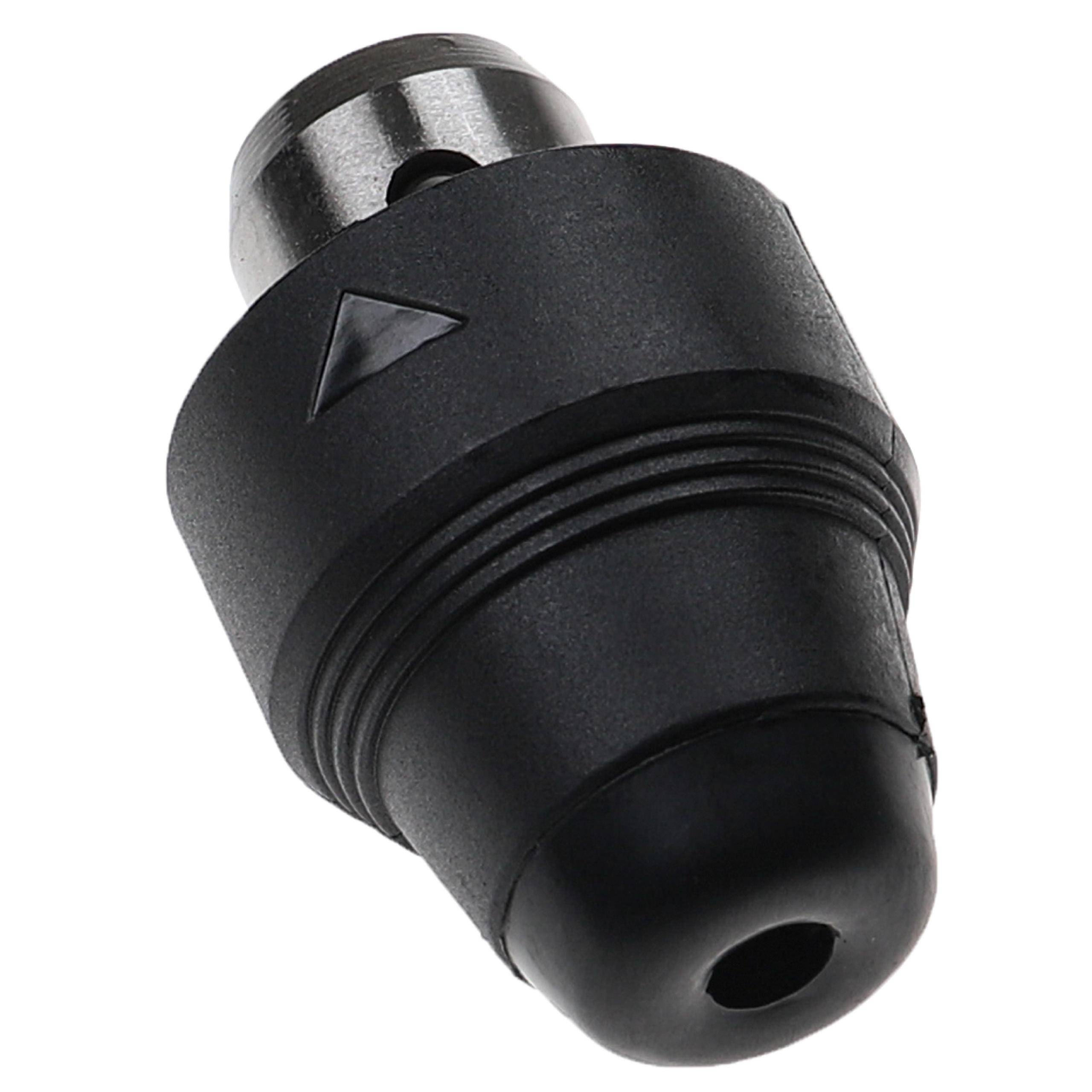 vhbw SDS Plus Bohrfutter kompatibel mit Bosch GBH 2-26 DFR, GBH 2-24 DV Akku Bohrschrauber, Bohrmaschinen - 1,9 cm Innendurchmesser, Schwarz